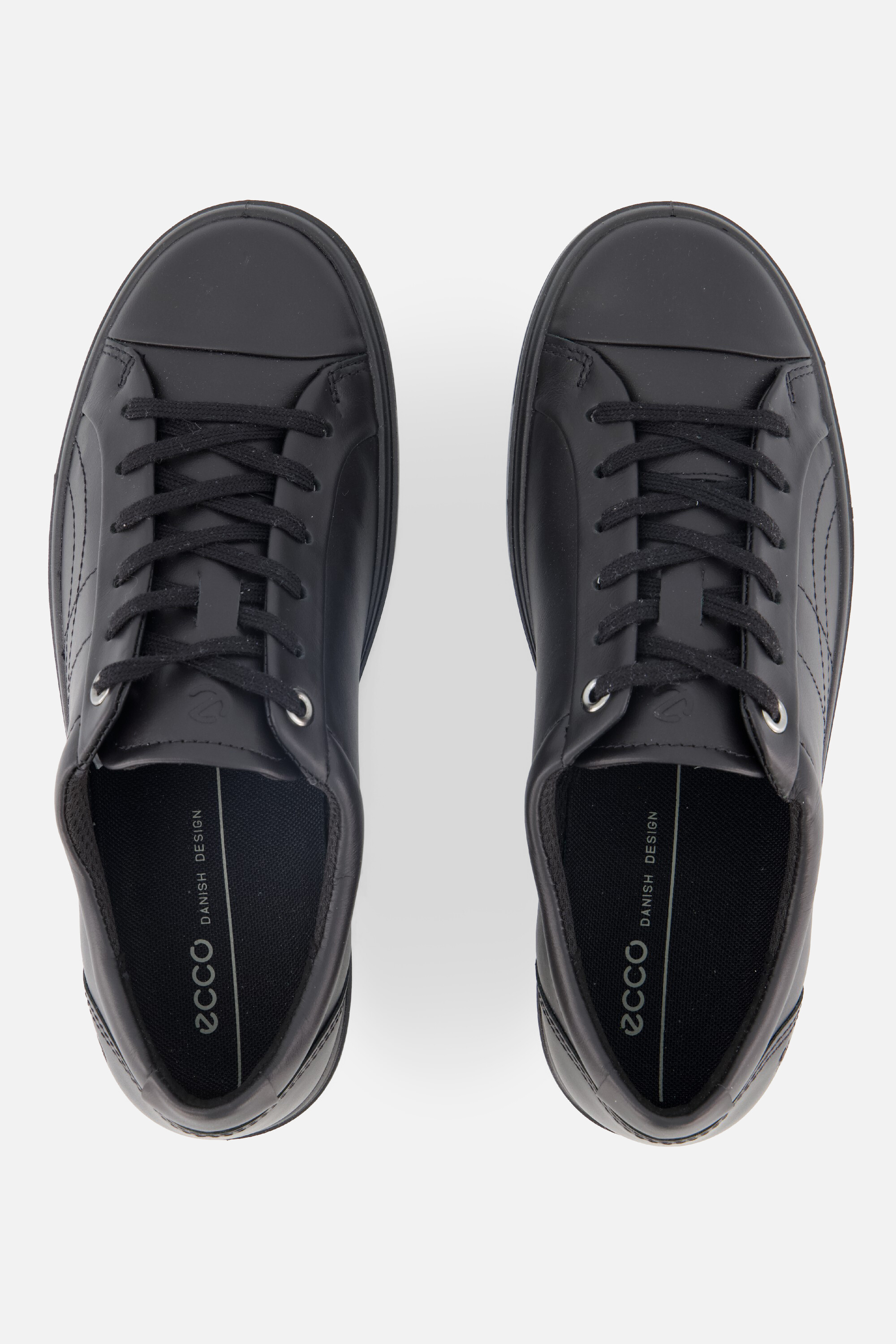 Ecco Classic Sneakers zwart Leer afbeelding 2