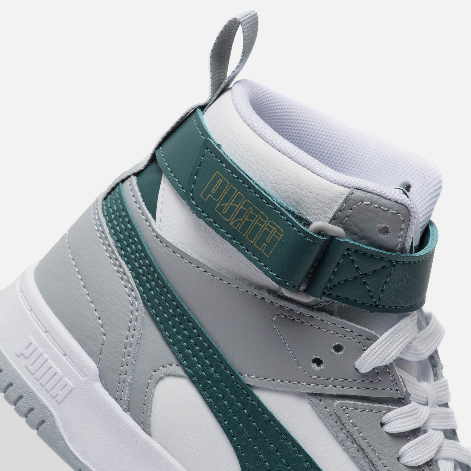 Puma RBD Game Sneakers wit Imitatieleer afbeelding 4