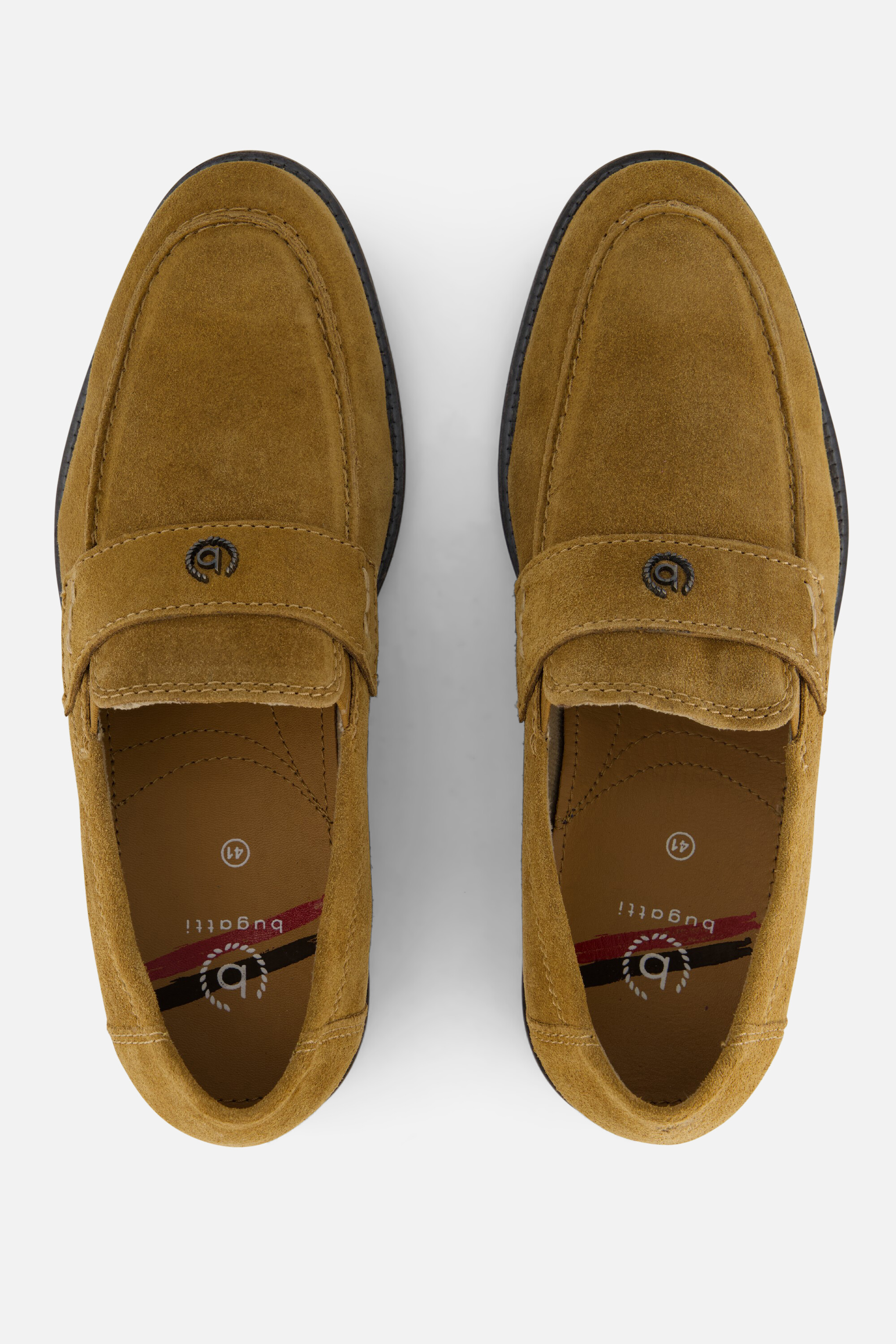 Bugatti instappers beige Suede afbeelding 2