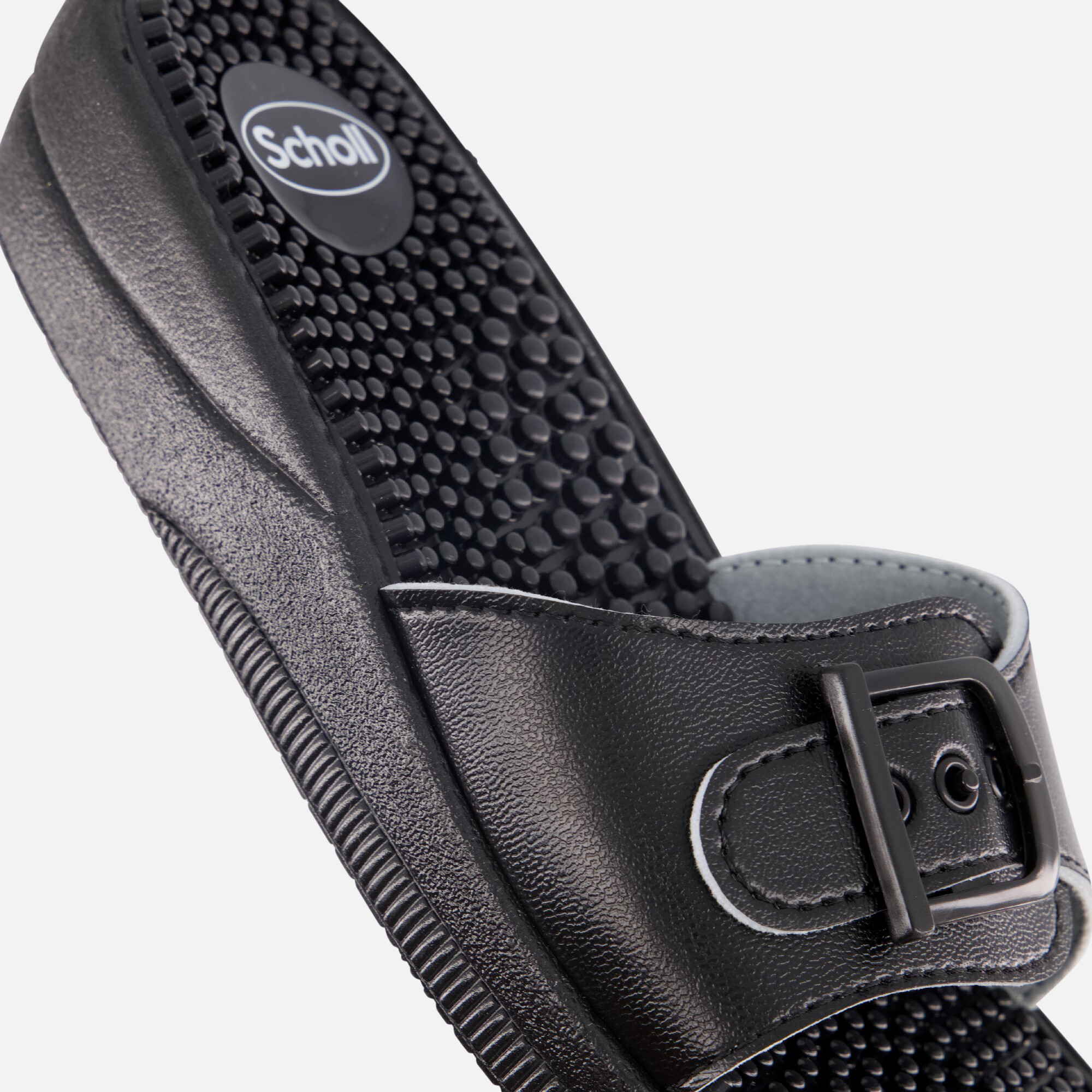 Scholl New Massage Slippers zwart Synthetisch afbeelding 3