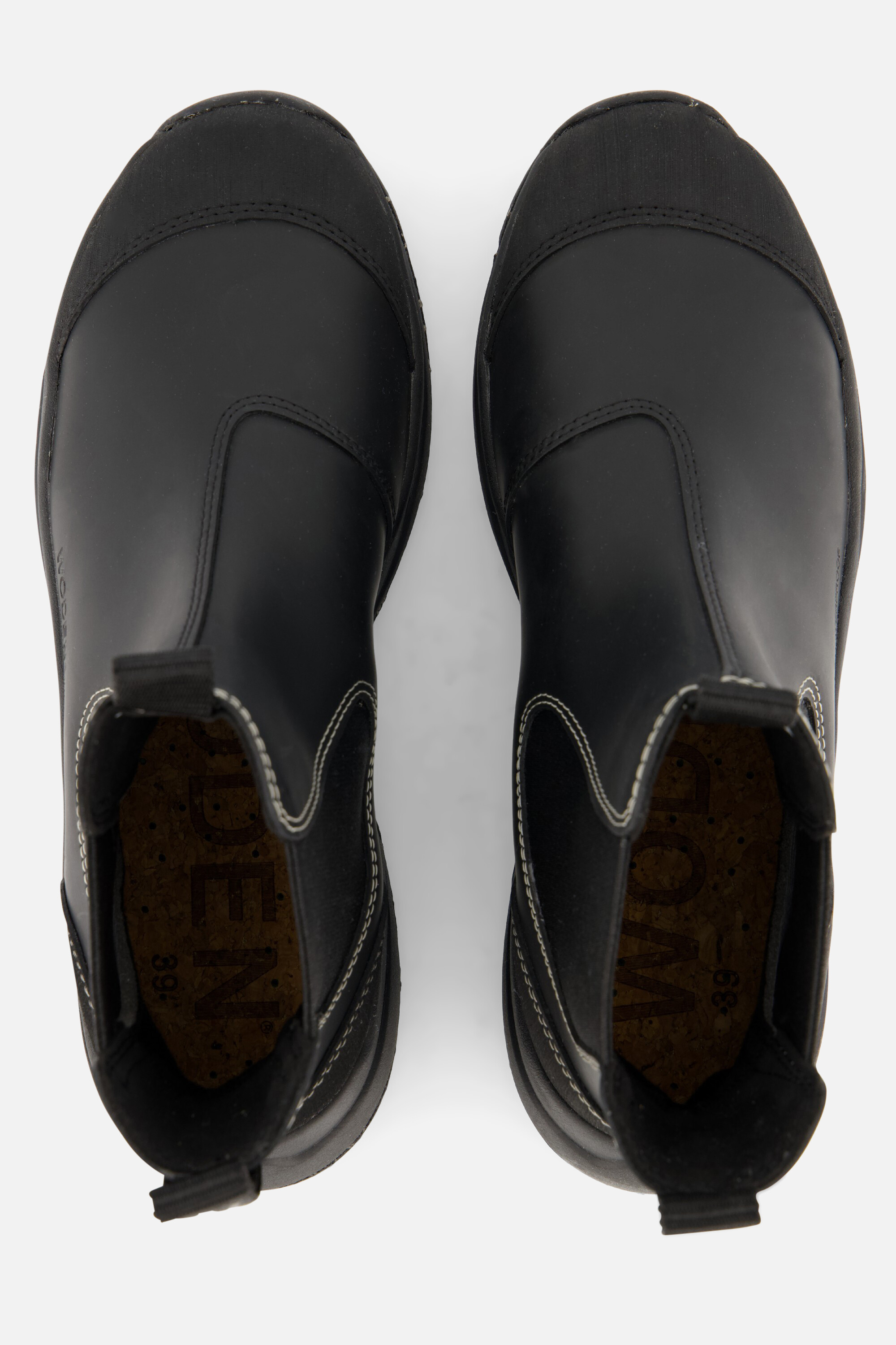 Woden Siri Waterproof Chelsea boots zwart afbeelding 2