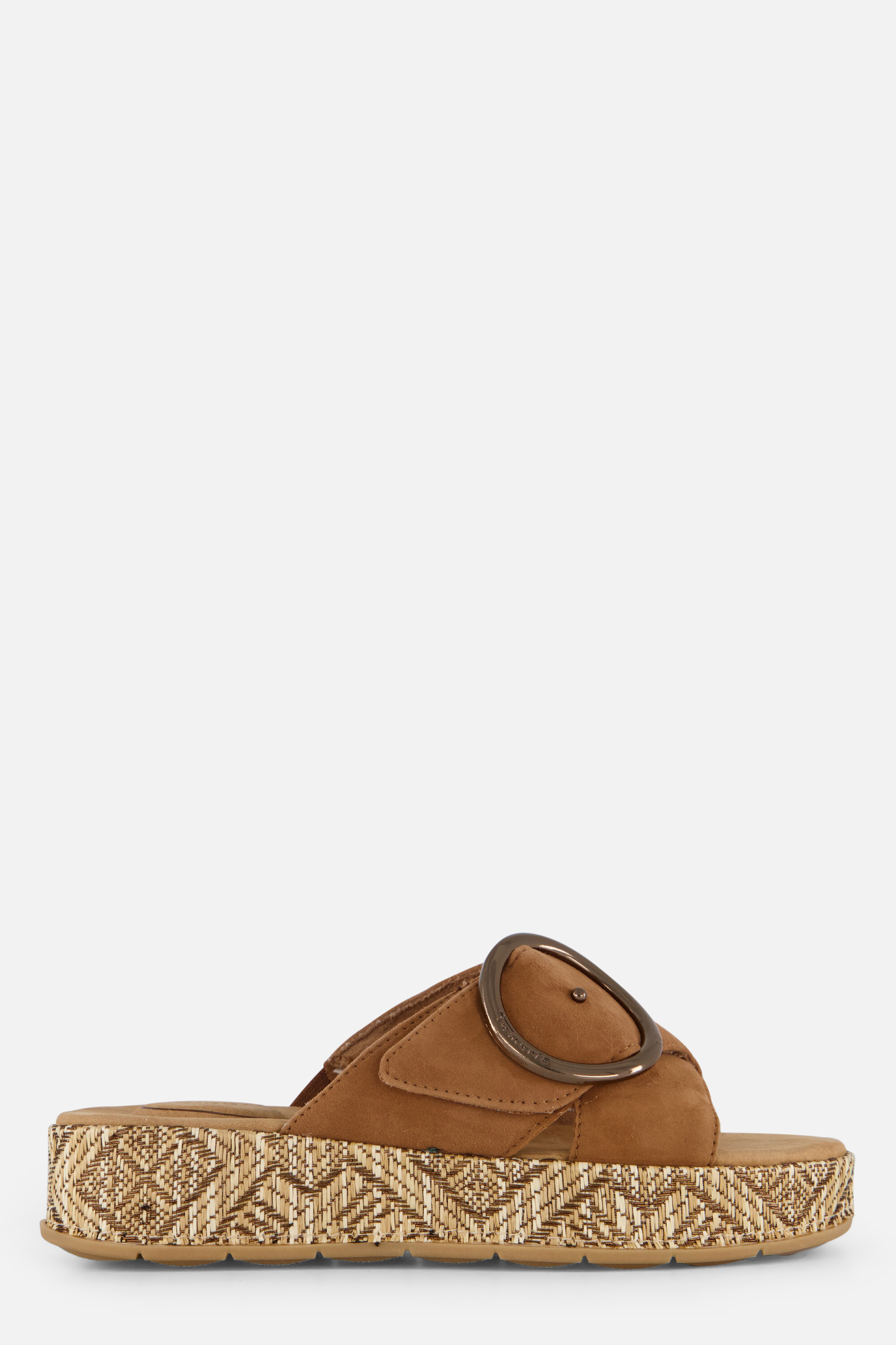 Tamaris Comfort Slippers cognac Leer afbeelding 4