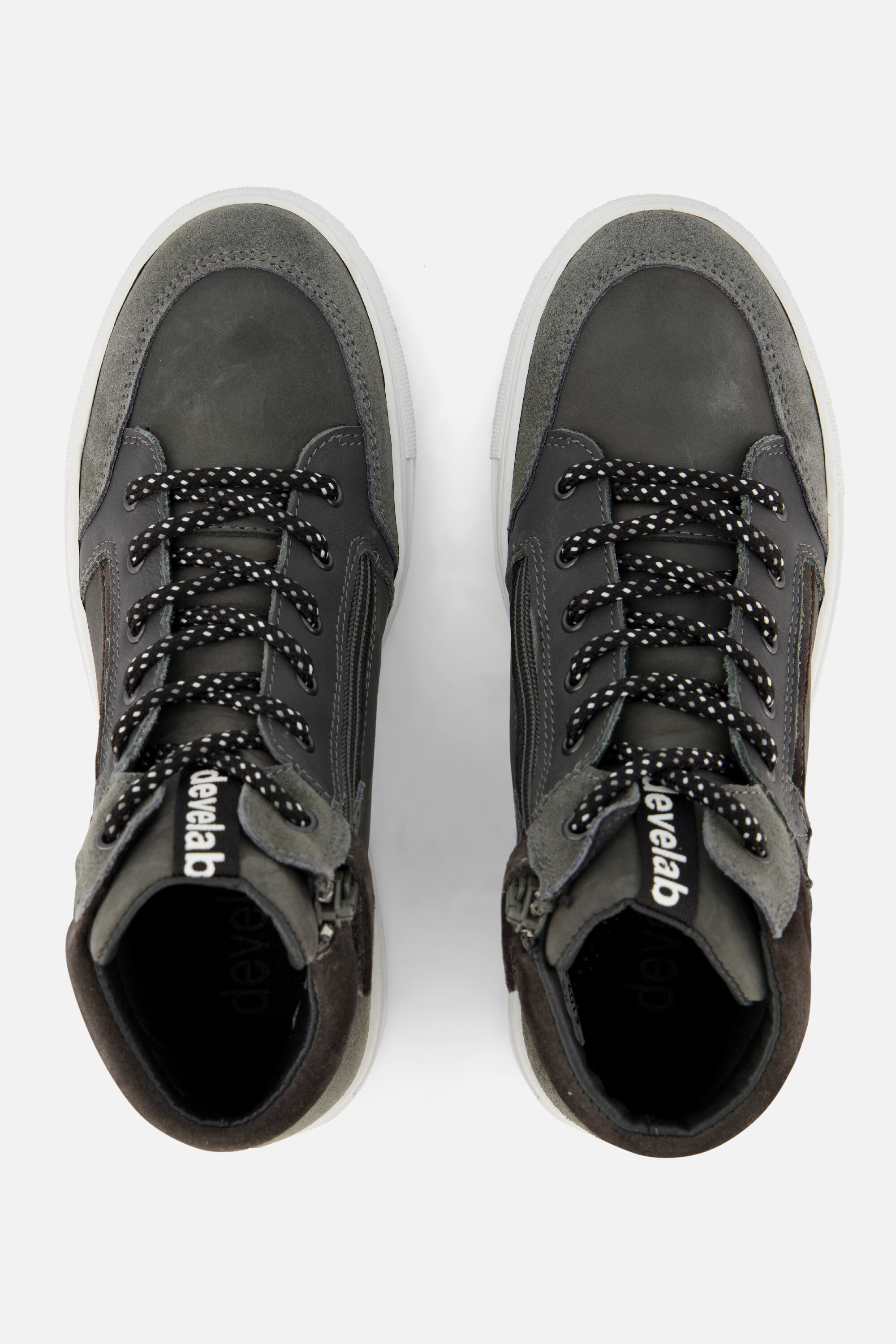 Develab hoge sneakers grijs afbeelding 2
