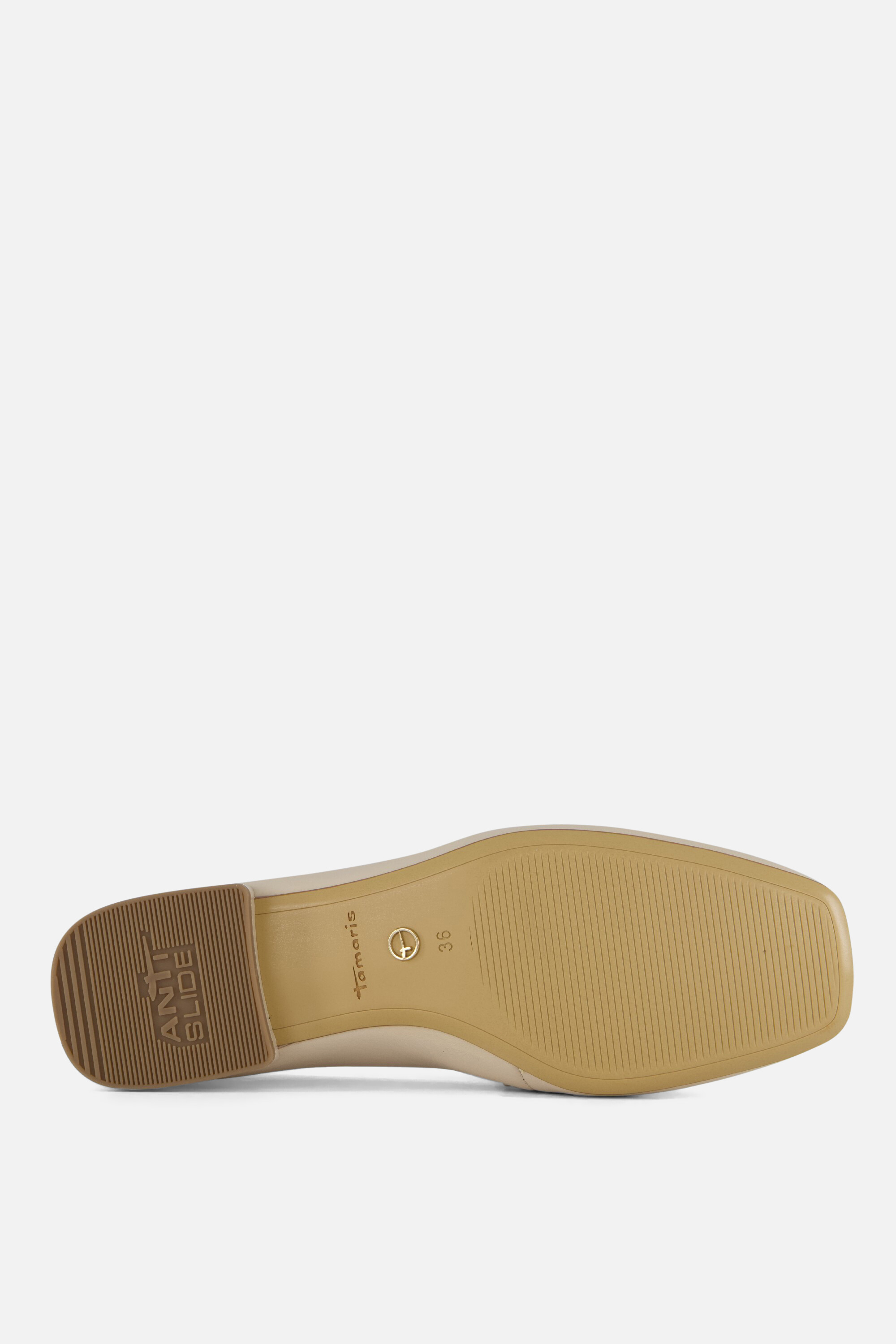 Tamaris Instappers beige Leer afbeelding 3