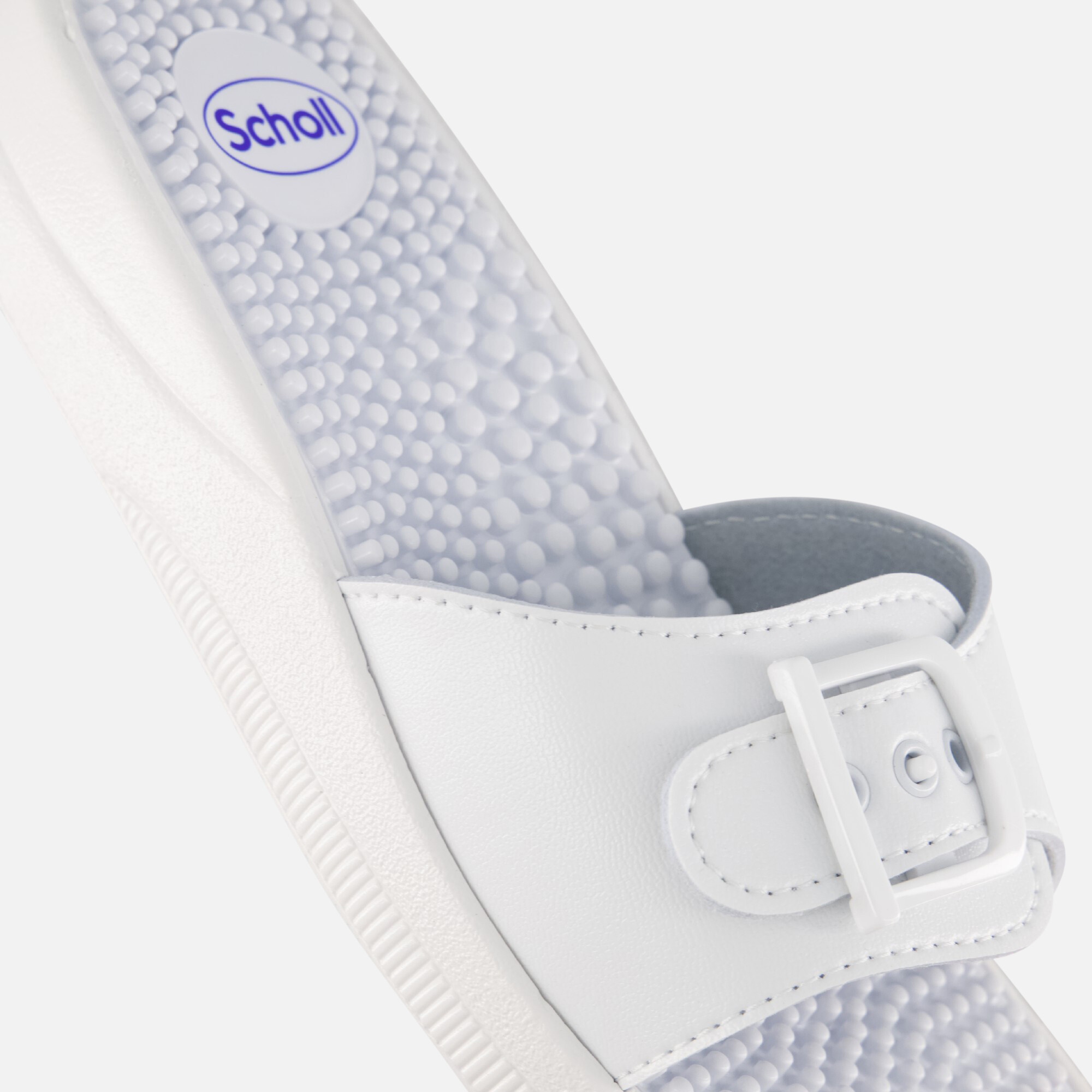 Scholl New Massage Slippers wit Synthetisch afbeelding 3