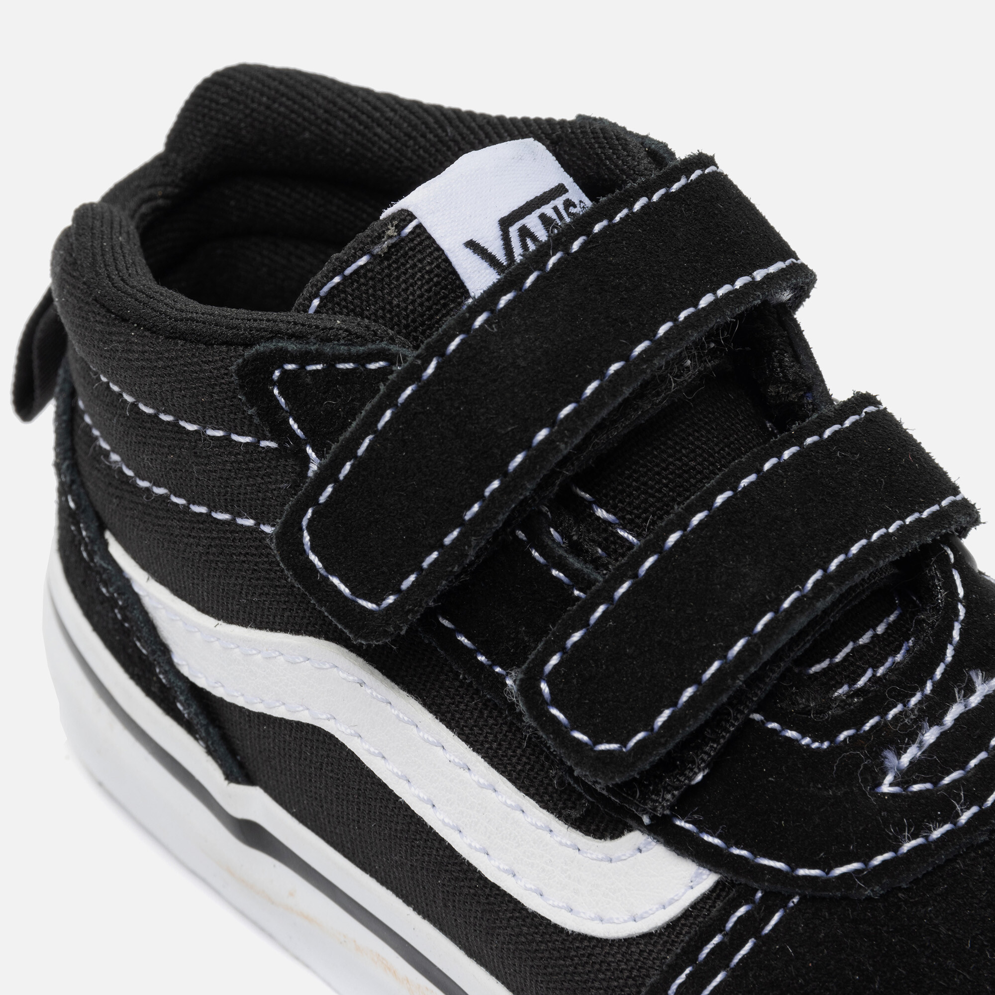 Vans Ward Mid V Sneakers zwart Textiel afbeelding 4