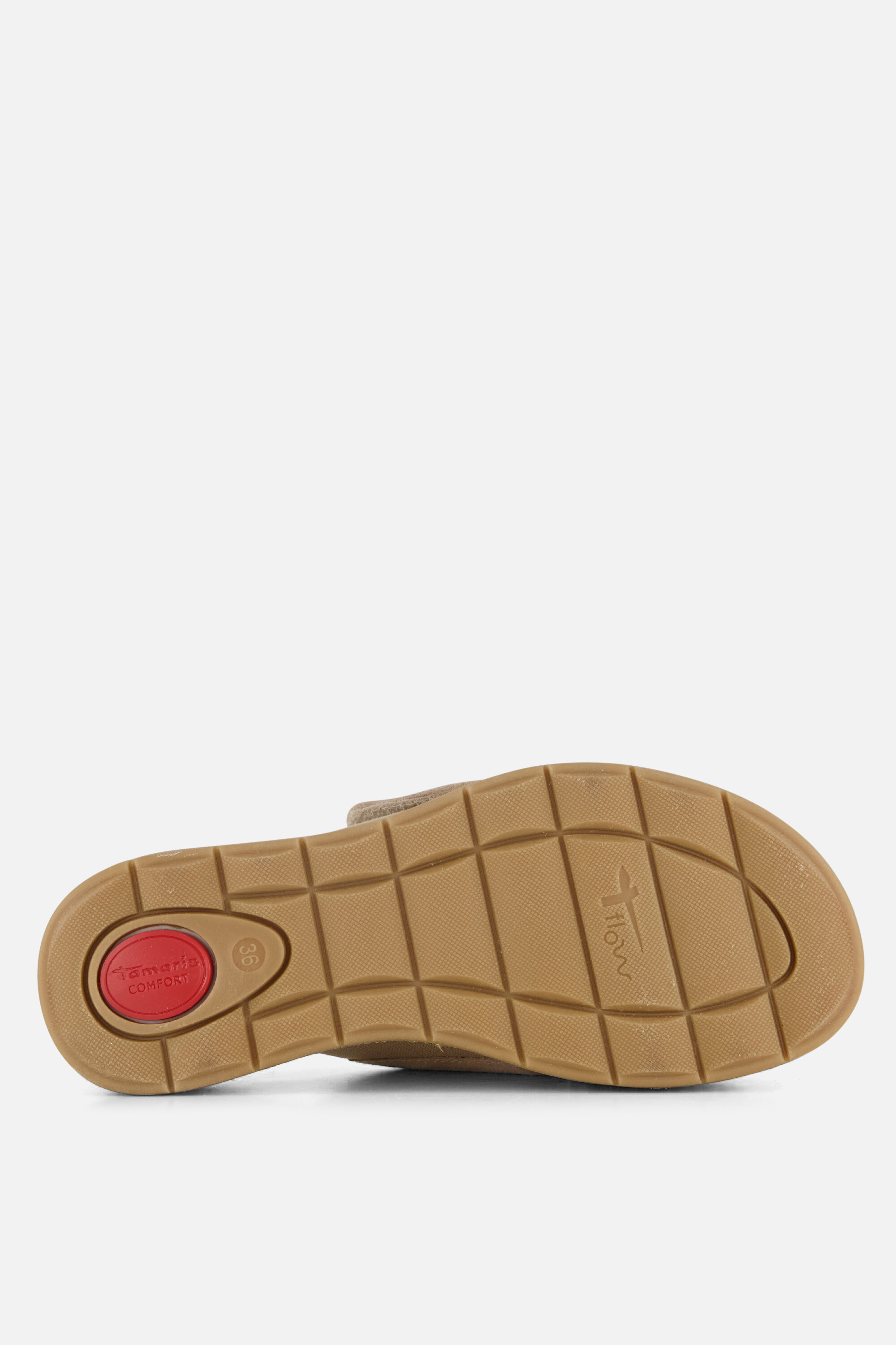 Tamaris Comfort Slippers beige Leer afbeelding 2