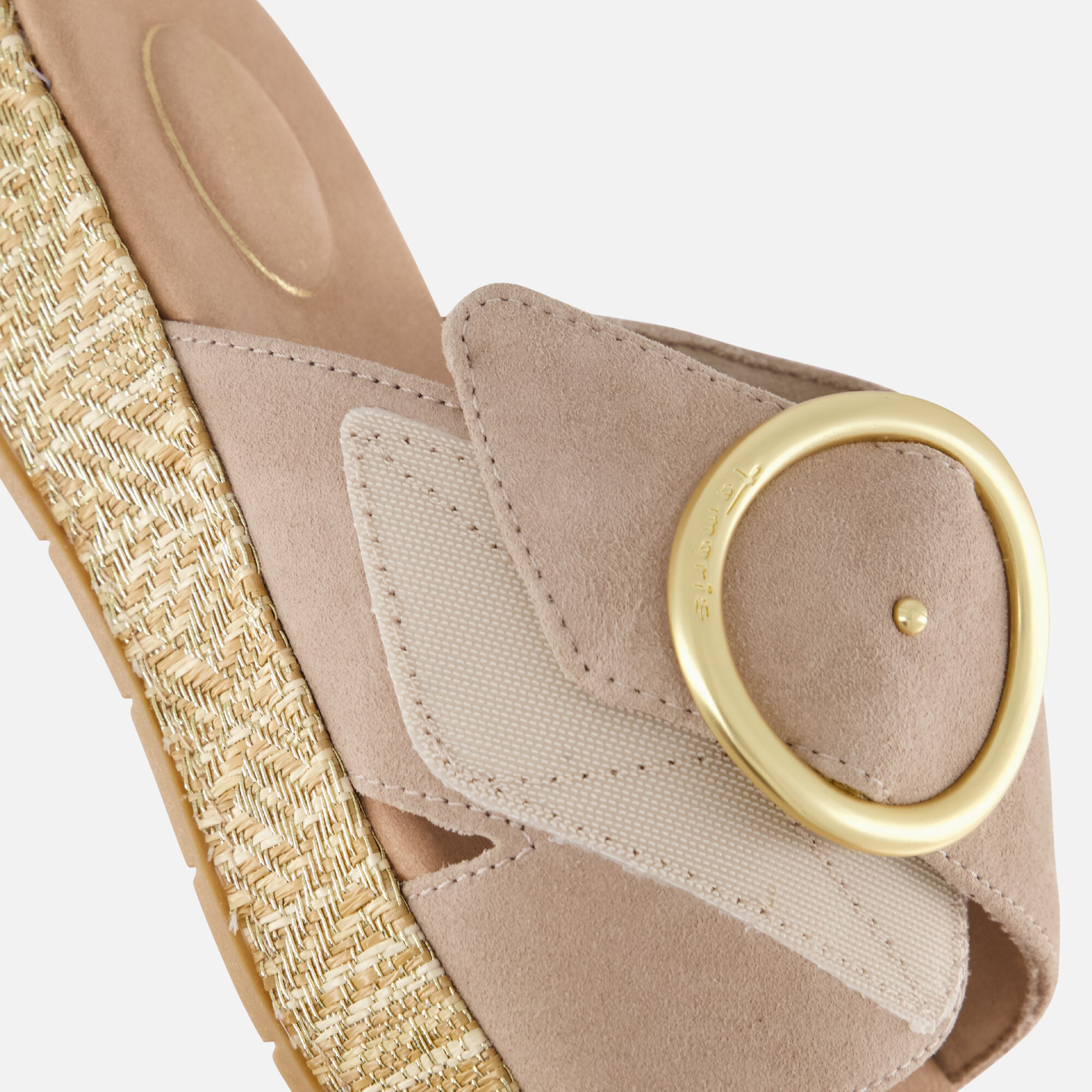 Tamaris Comfort Slippers beige Leer afbeelding 3