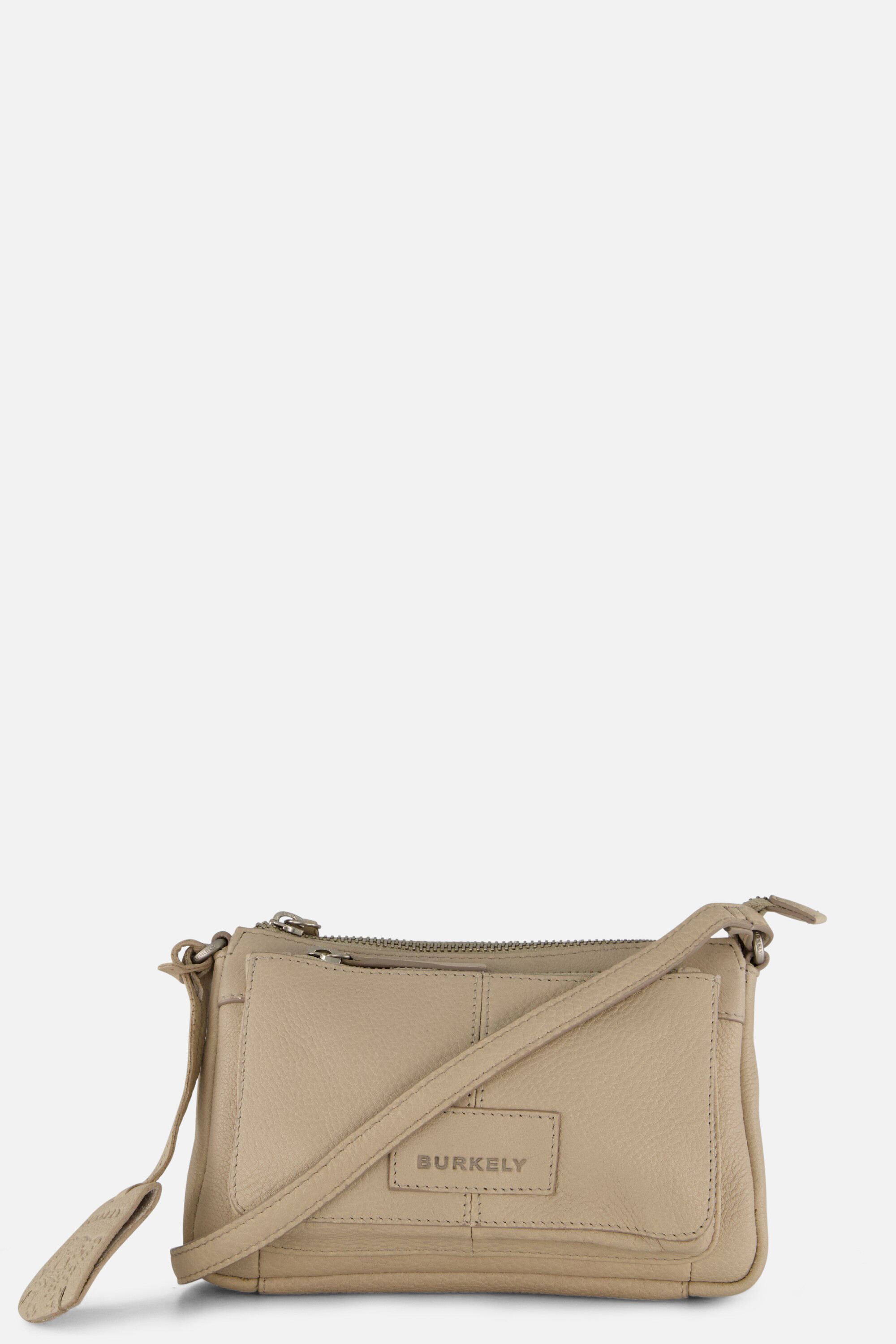 Burkely Soft Skylar Minibag grijs Leer afbeelding 3