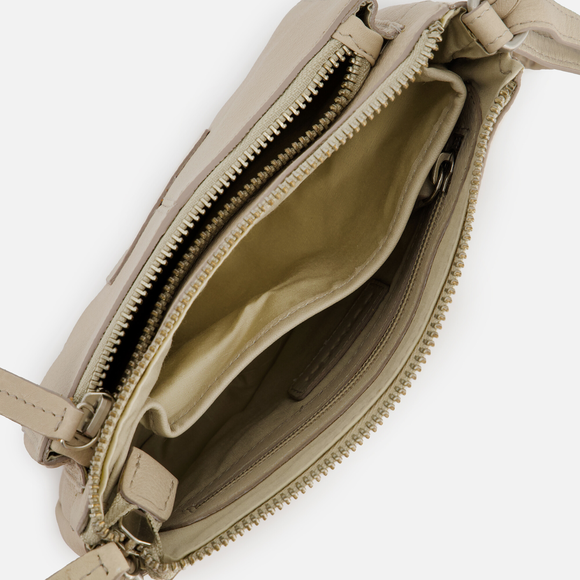 Burkely Soft Skylar Minibag grijs Leer afbeelding 2