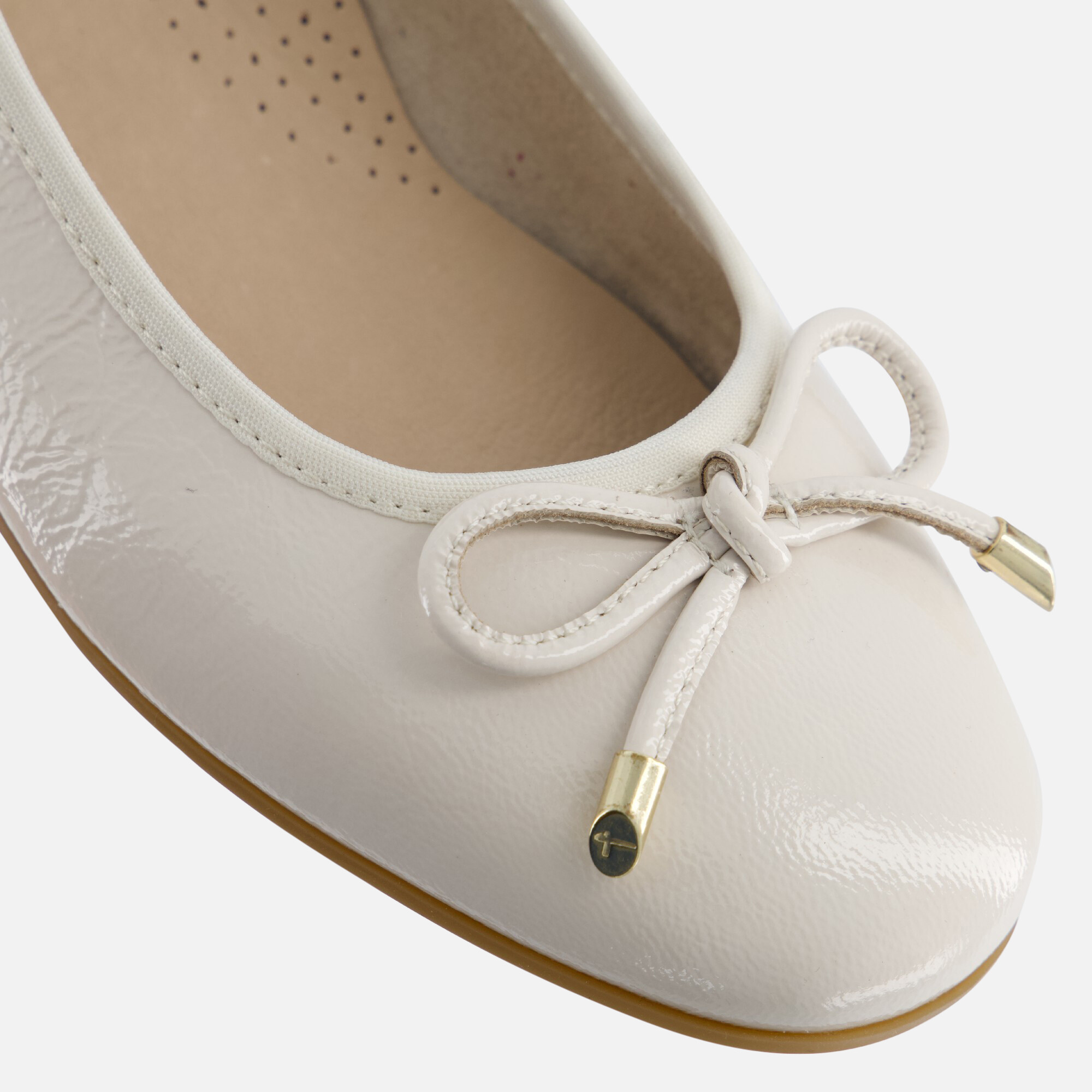 Tamaris Ballerina's wit Leer afbeelding 4