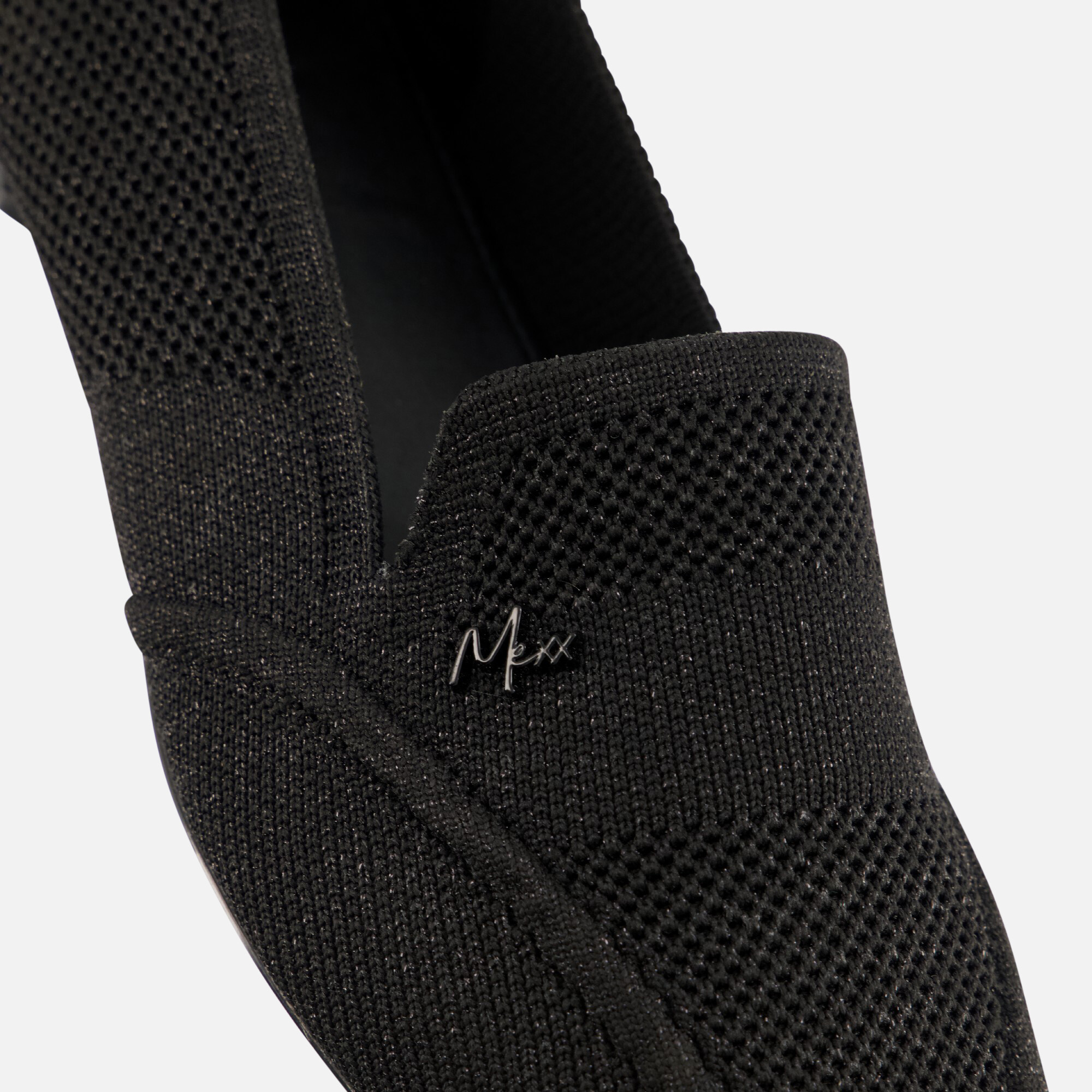 Mexx Nanaki Instappers zwart Textiel afbeelding 4