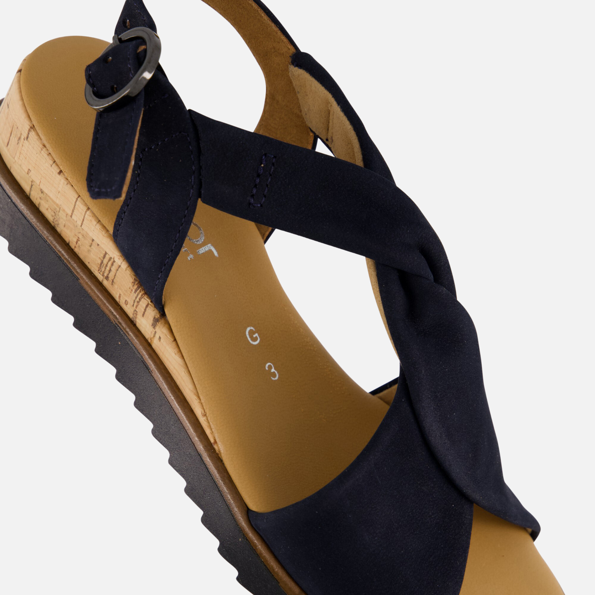 Gabor Sandalen blauw Nubuck afbeelding 3