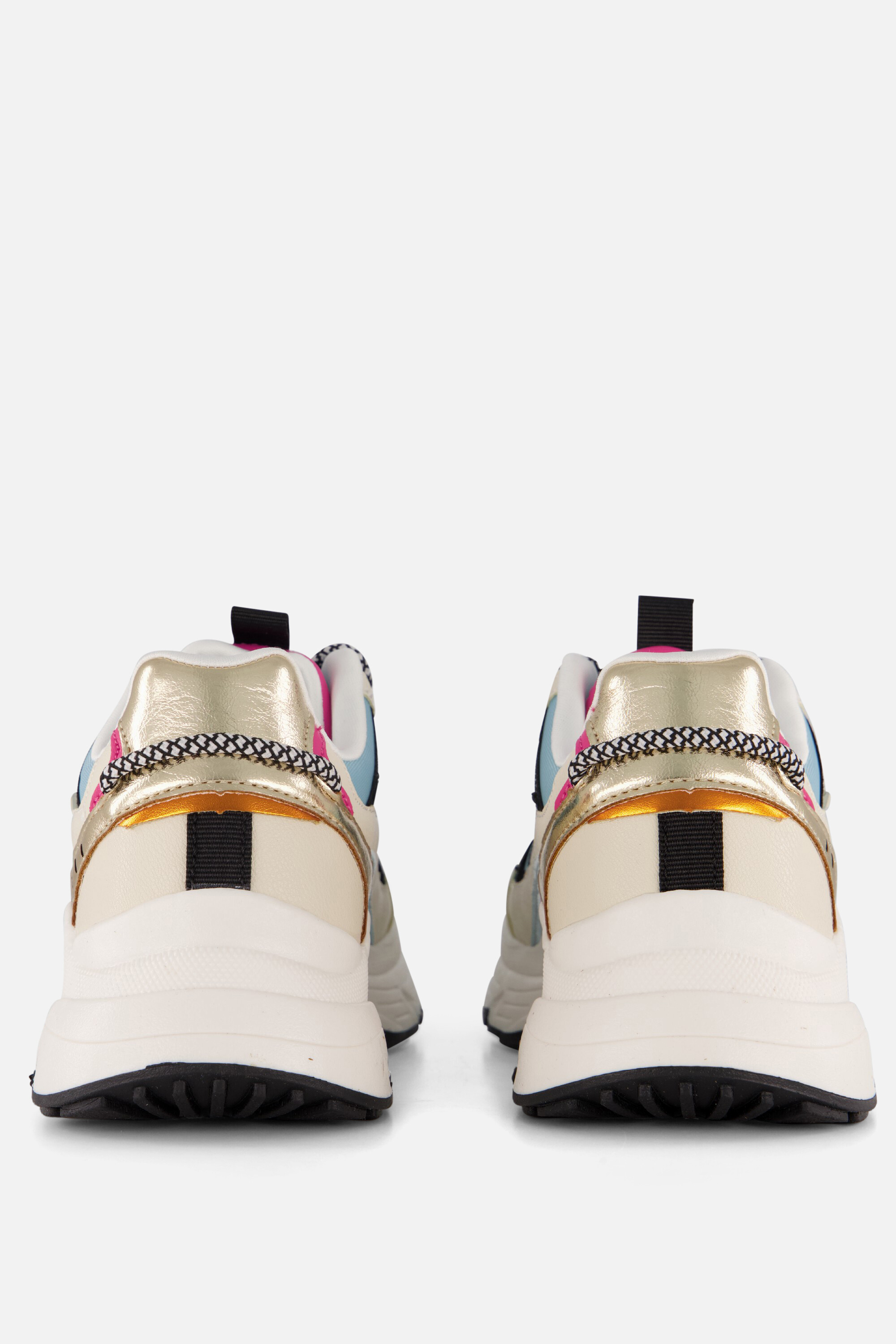 POSH by Poelman Sneakers wit Textiel afbeelding 2