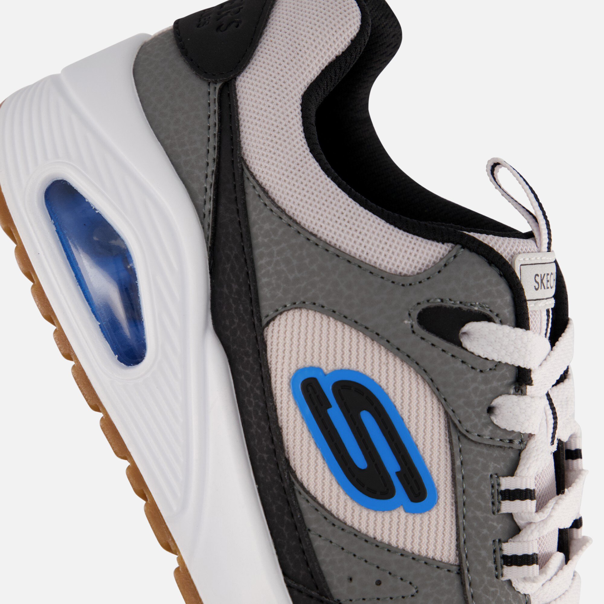 Skechers Uno Retro Groove Sneakers wit afbeelding 4