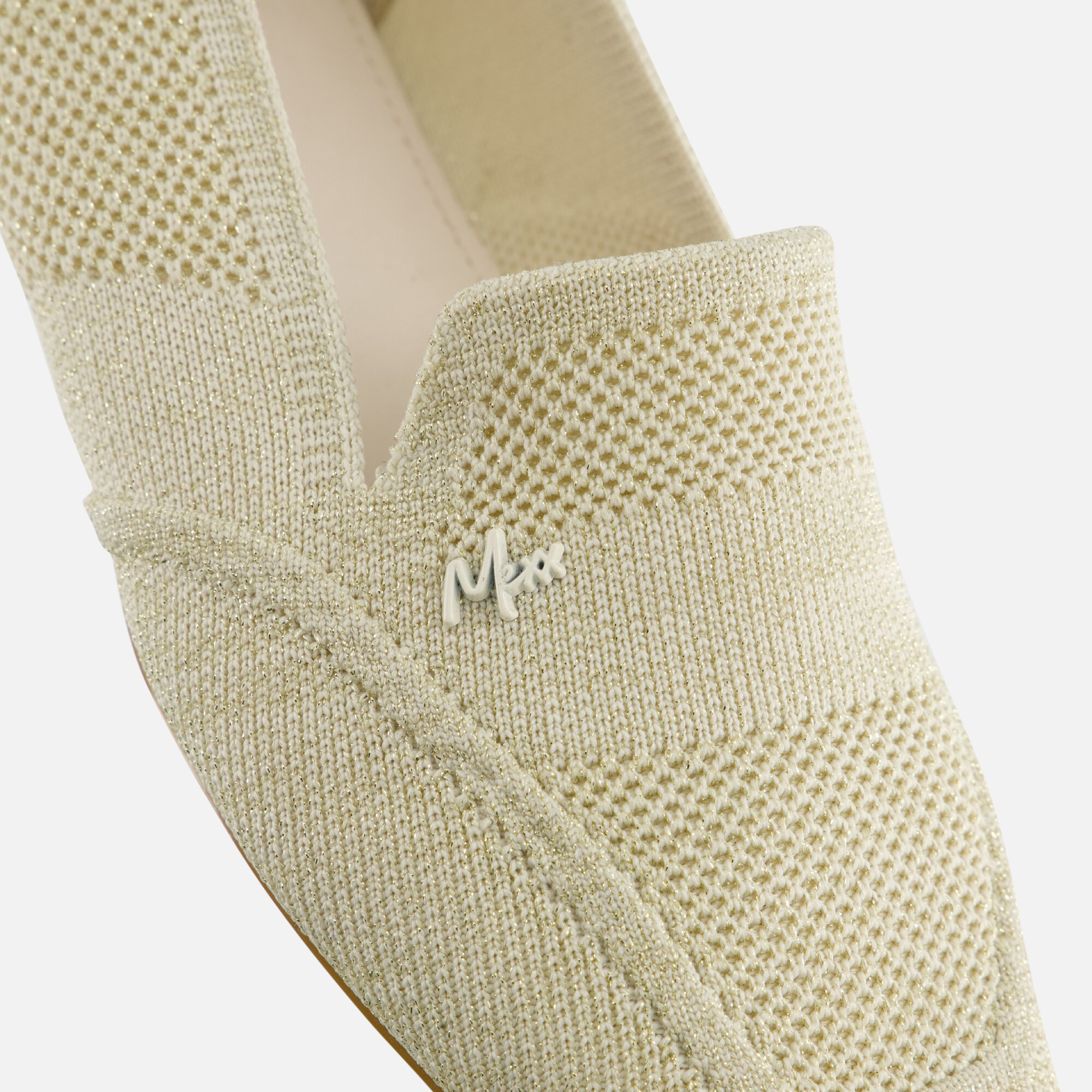 Mexx Nanaki Instappers beige Textiel afbeelding 4
