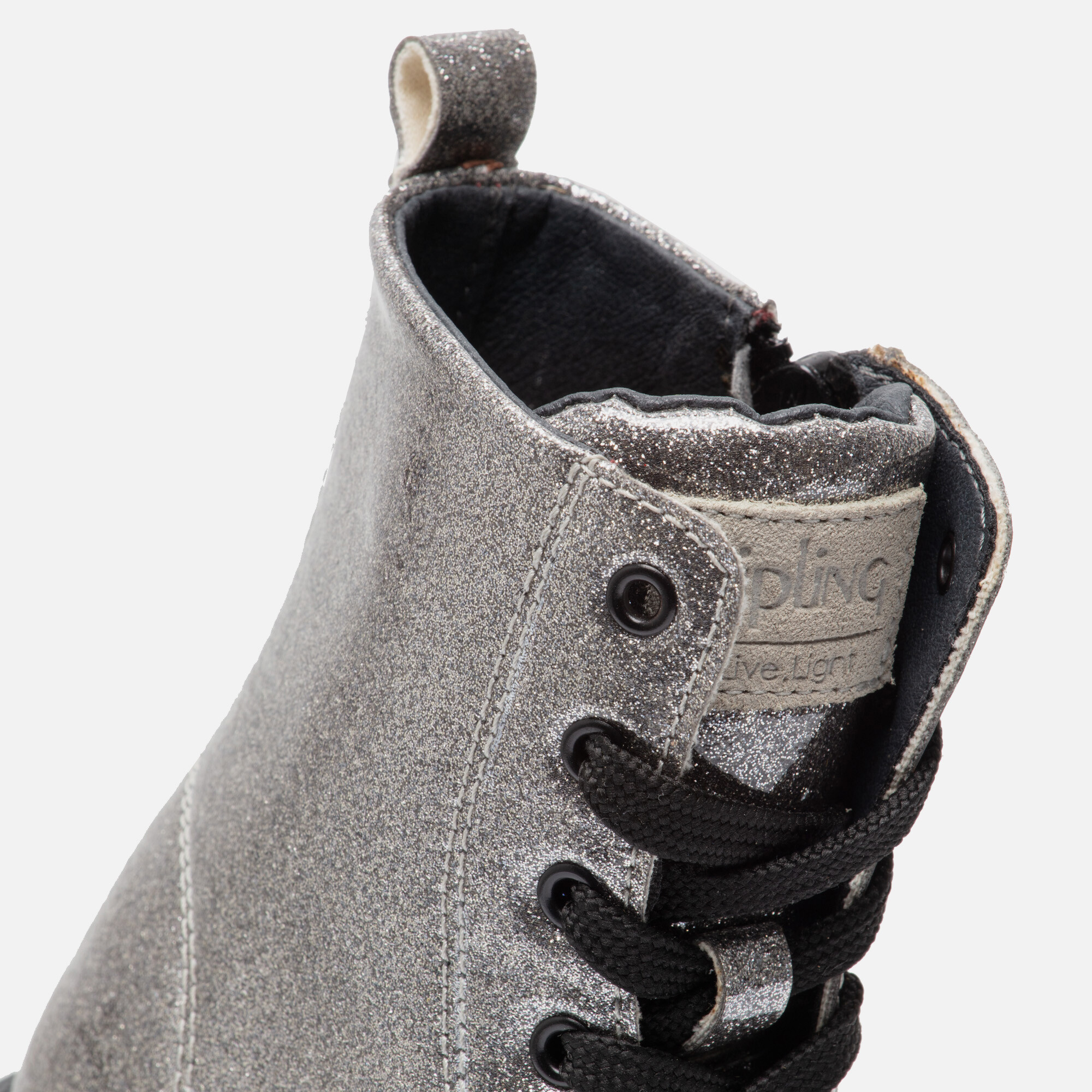 Kipling Ella Veterboots zilver Pu afbeelding 4