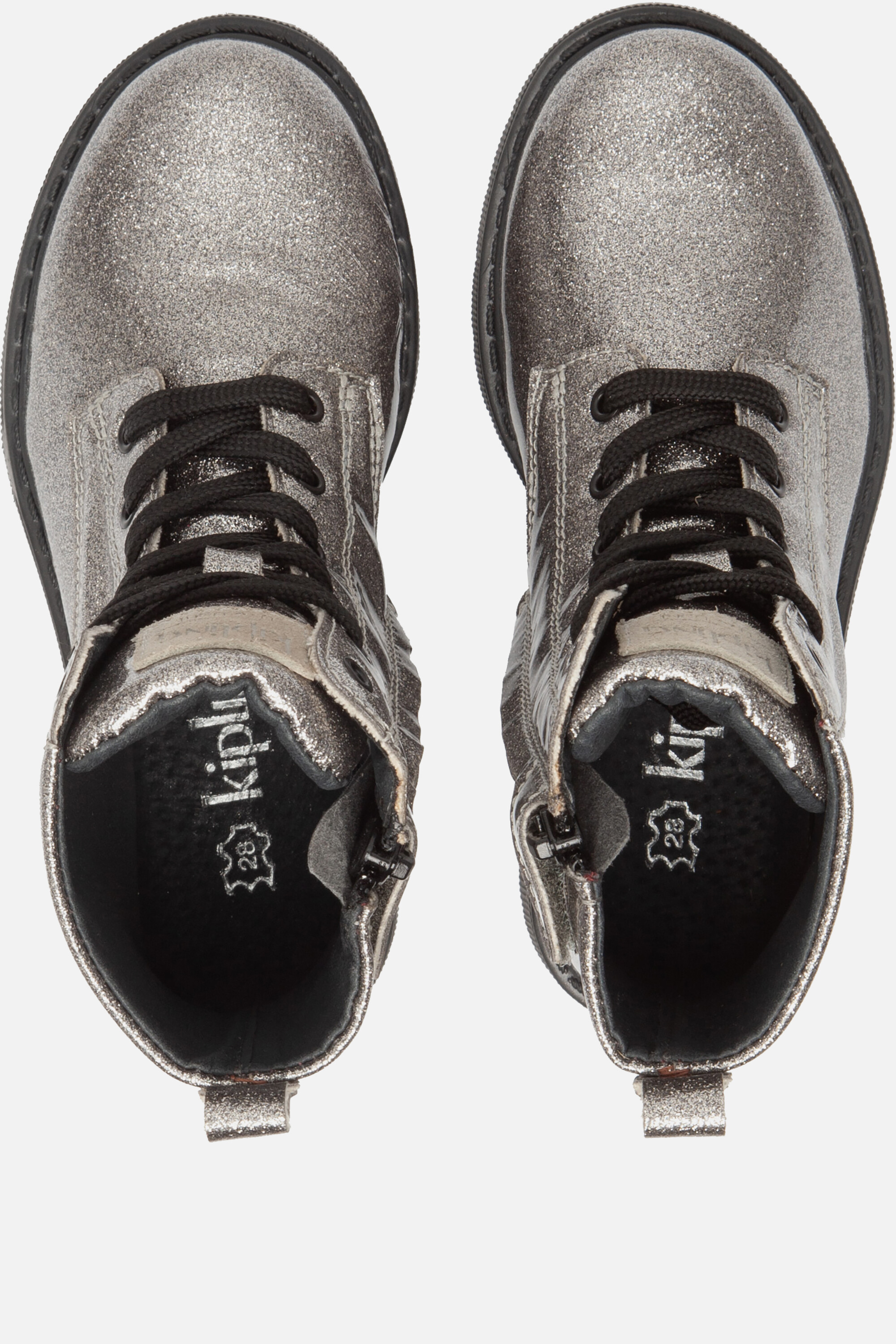 Kipling Ella Veterboots zilver Pu afbeelding 2
