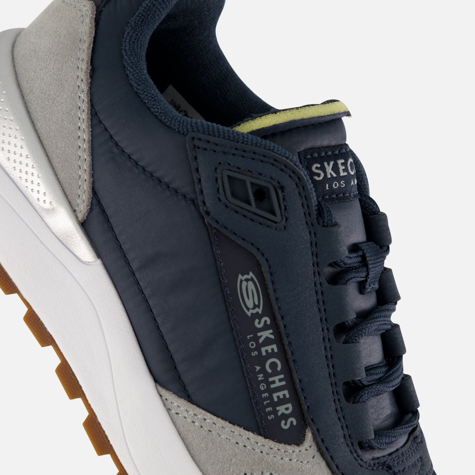 Skechers Fury Sneakers blauw Textiel afbeelding 4