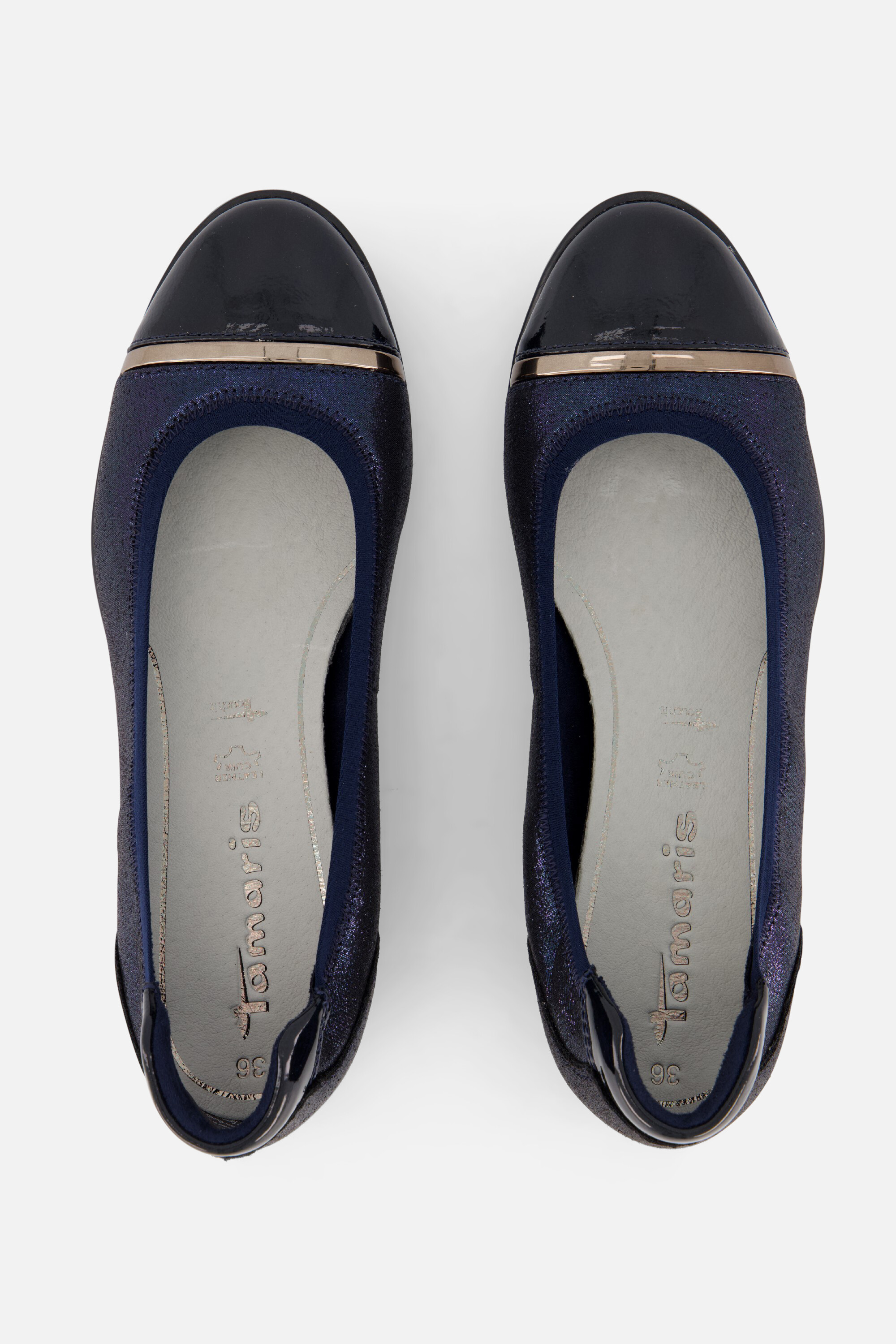 Tamaris Joya Ballerina's blauw Synthtisch afbeelding 2