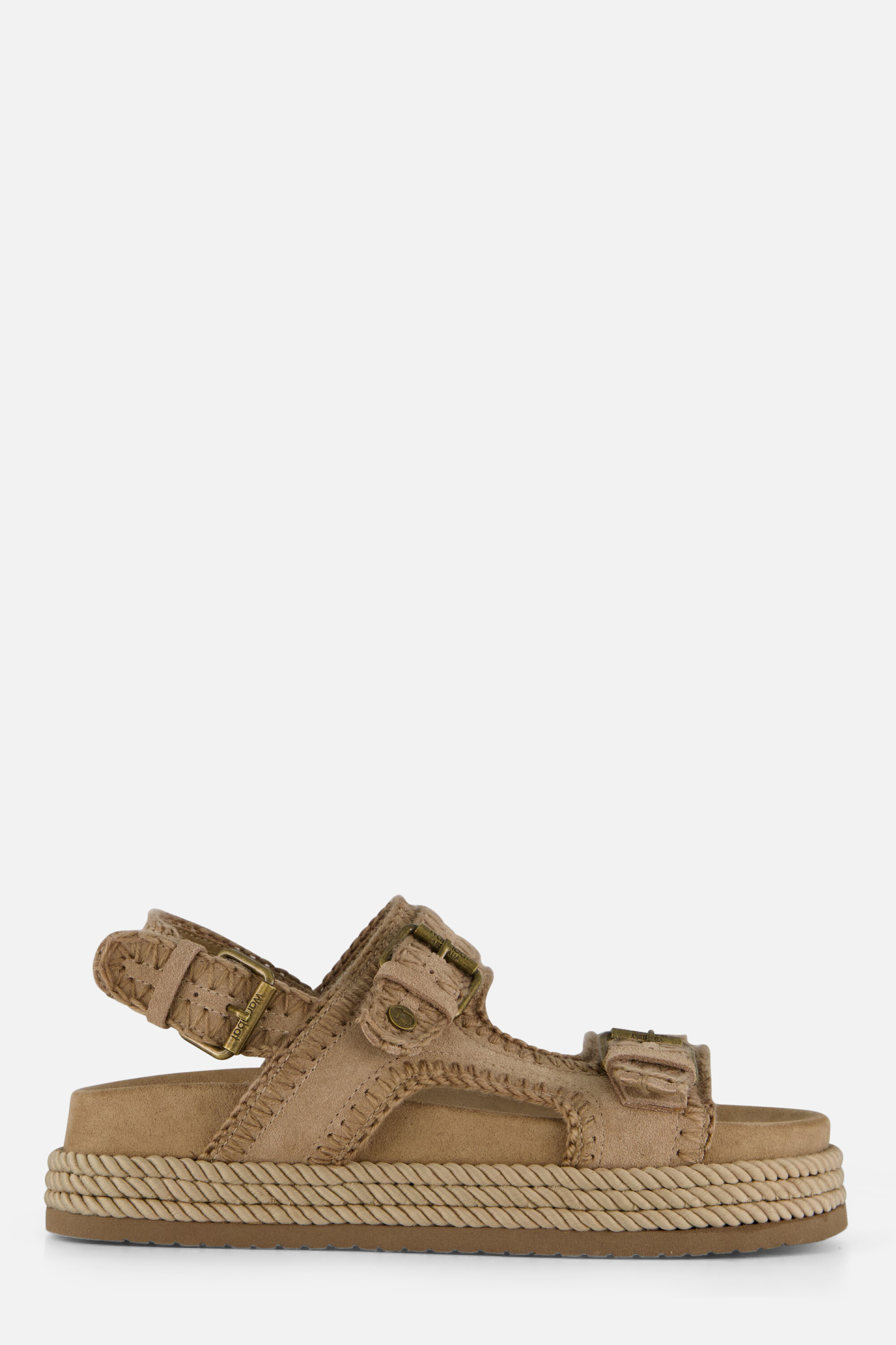 Warmbat Bokhara Sandalen beige Suede afbeelding 4
