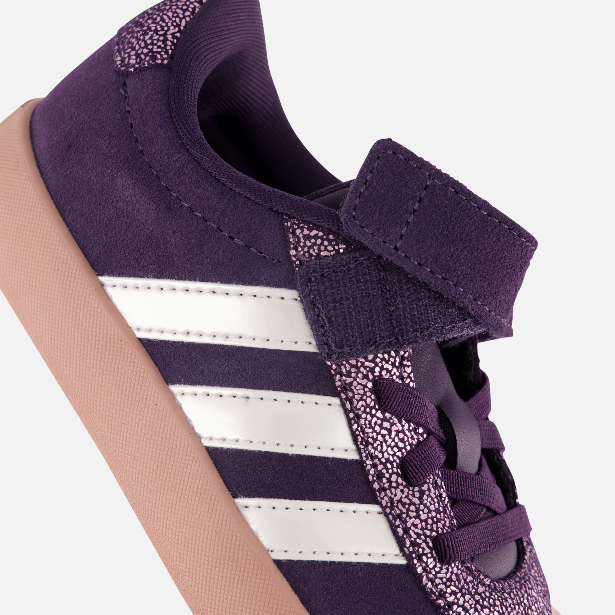 Adidas VL Court 3.0 Sneakers paars Leer afbeelding 4