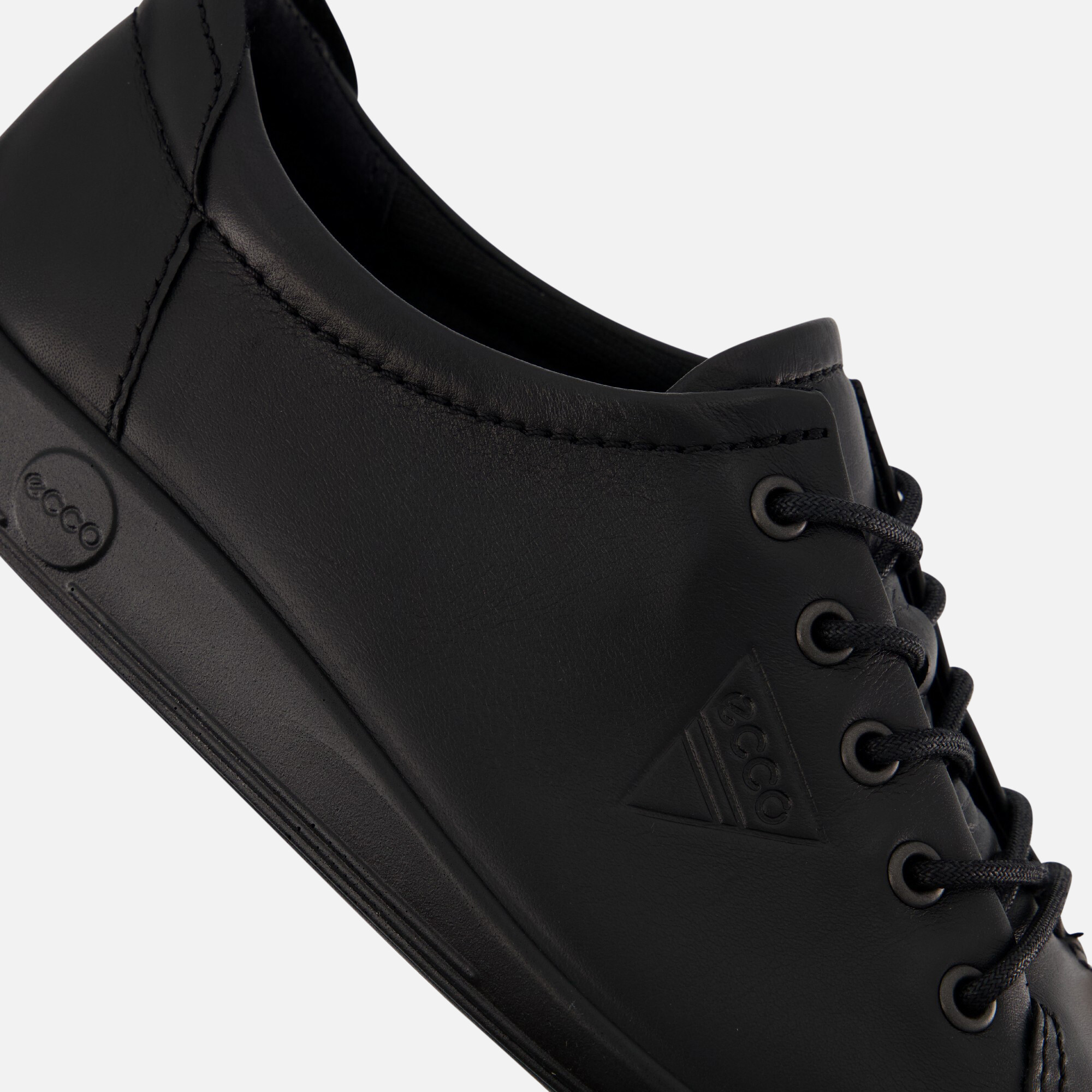 Ecco Soft 2.0 Sneakers zwart Leer afbeelding 4