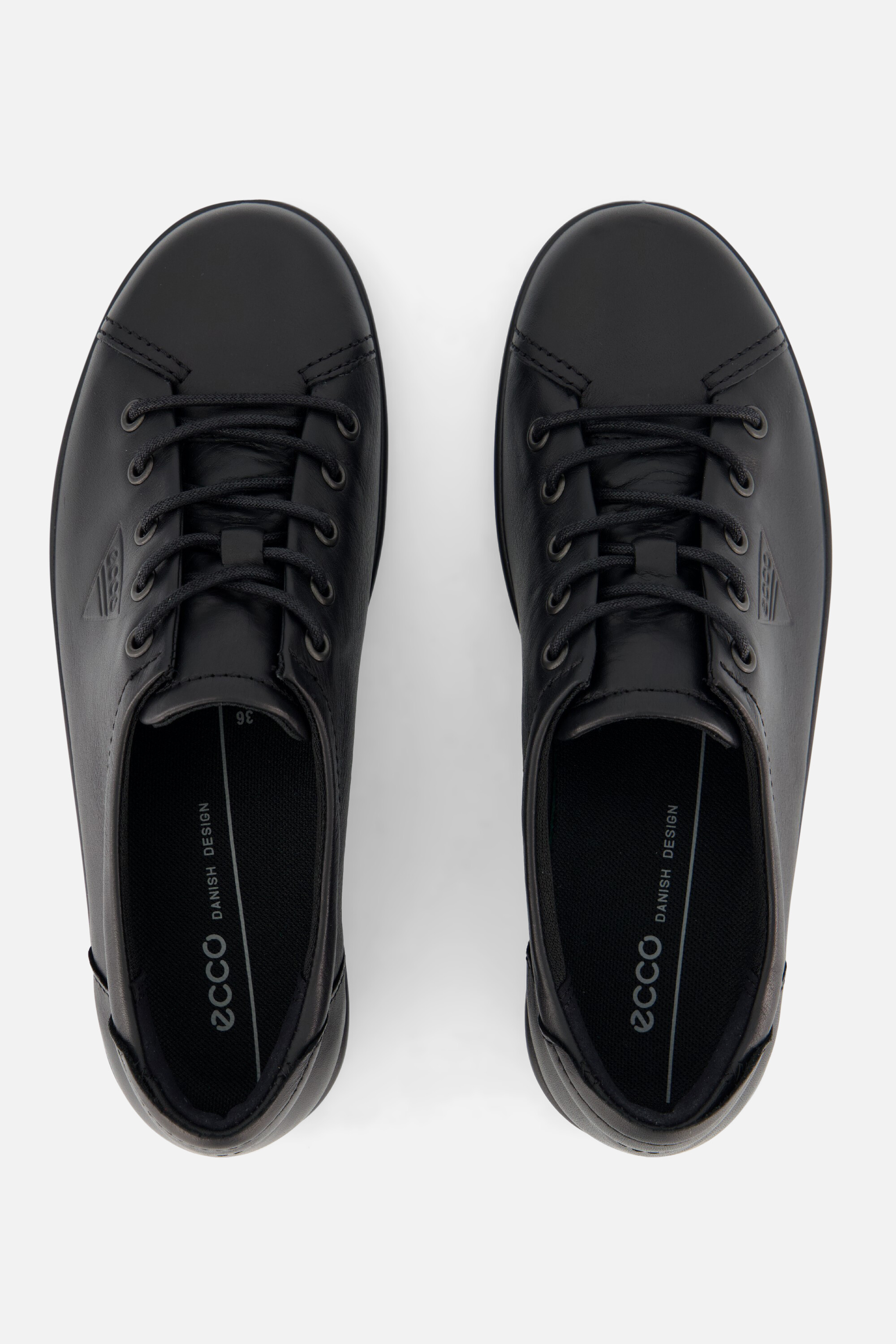 Ecco Soft 2.0 Sneakers zwart Leer afbeelding 2
