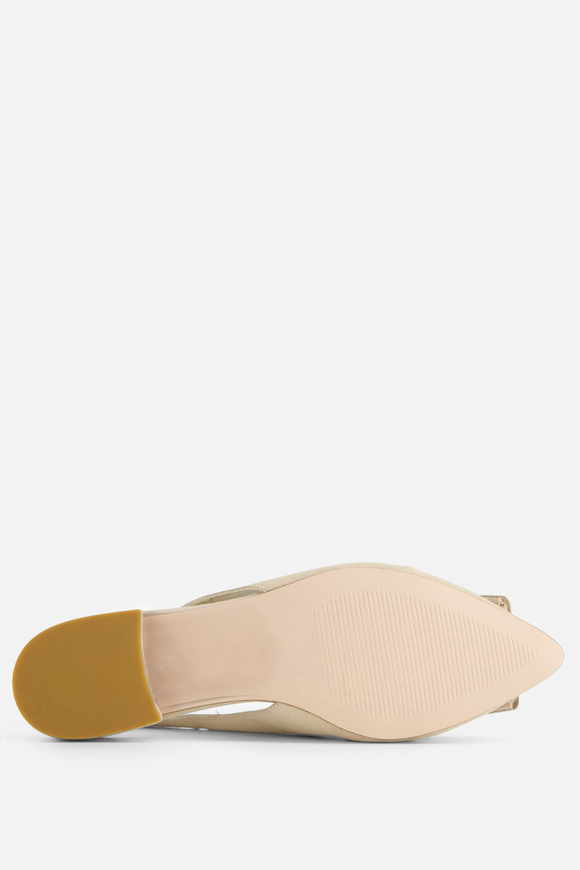Linea Zeta Slingback Ballerina's beige Suede afbeelding 2
