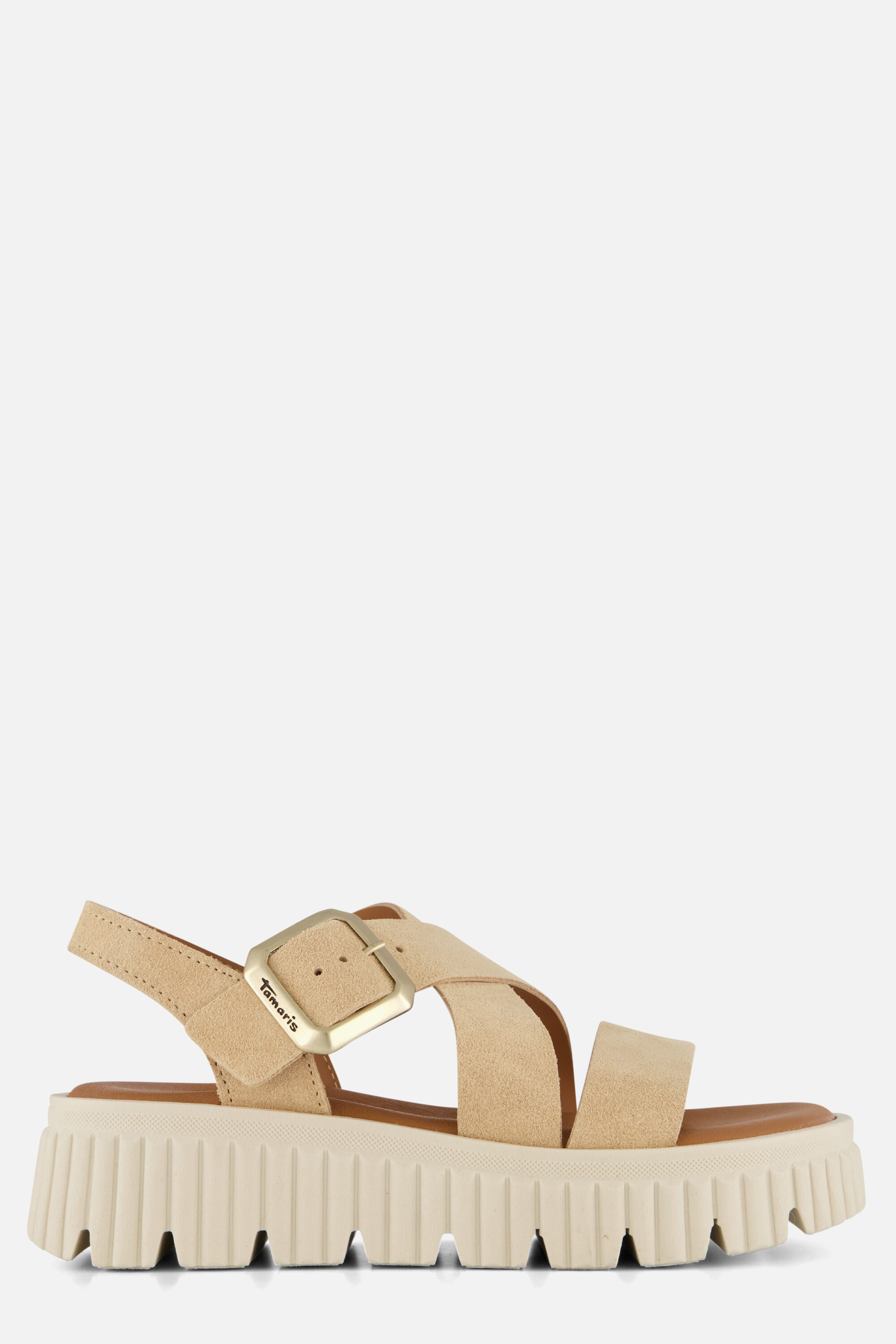 Tamaris Sandalen beige Leer afbeelding 4