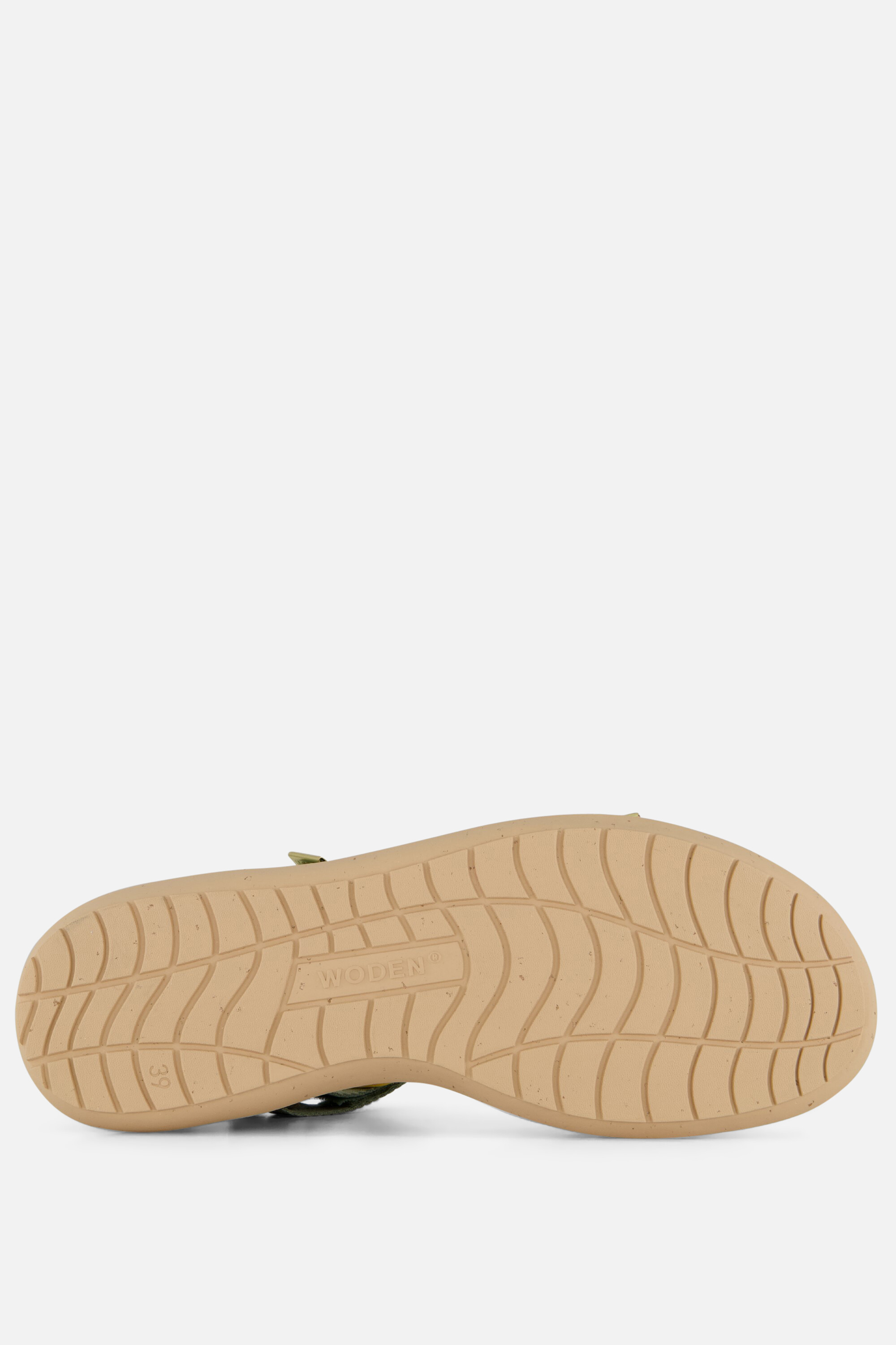 Woden Line Lite Sandalen groen Textiel afbeelding 2