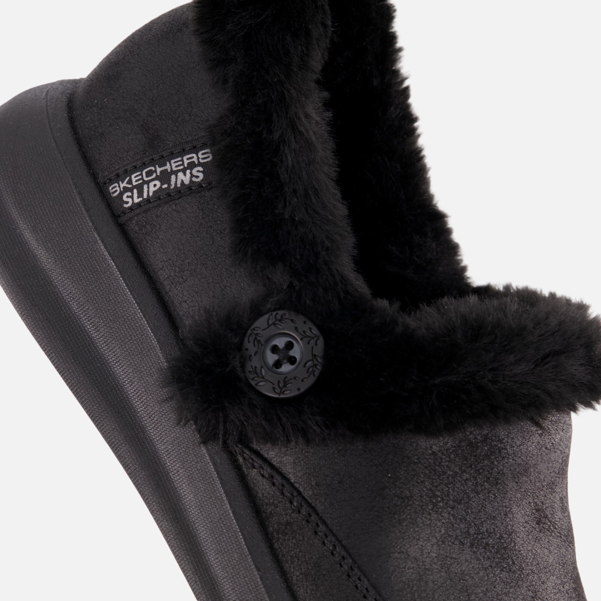 Skechers Slip-ins Cozy Eacape Pantoffels zwart afbeelding 4