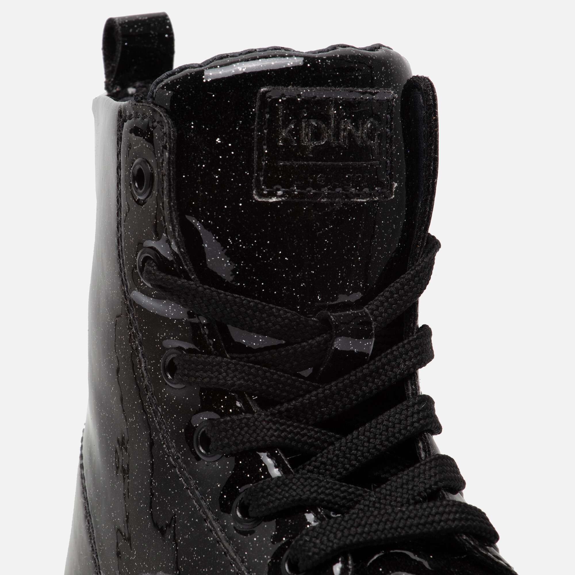 Kipling Ella Veterboots zwart Pu afbeelding 4