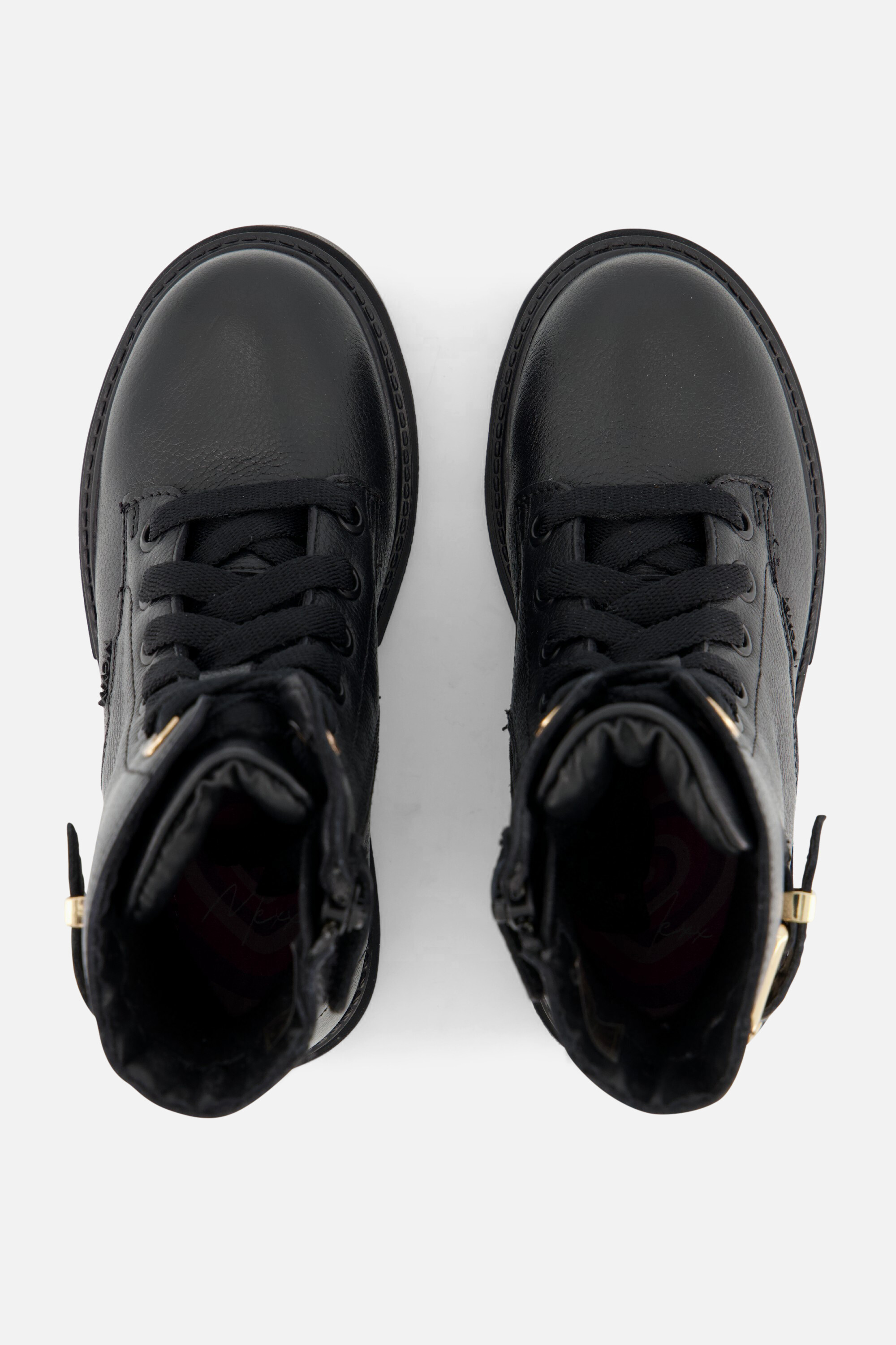 Mexx Zoe Zara Veterboots zwart Leer afbeelding 2