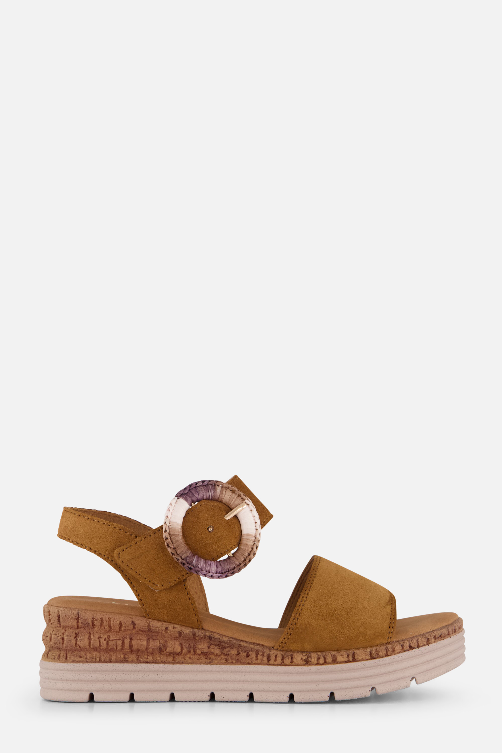 Gabor Sandalen cognac Suede afbeelding 4
