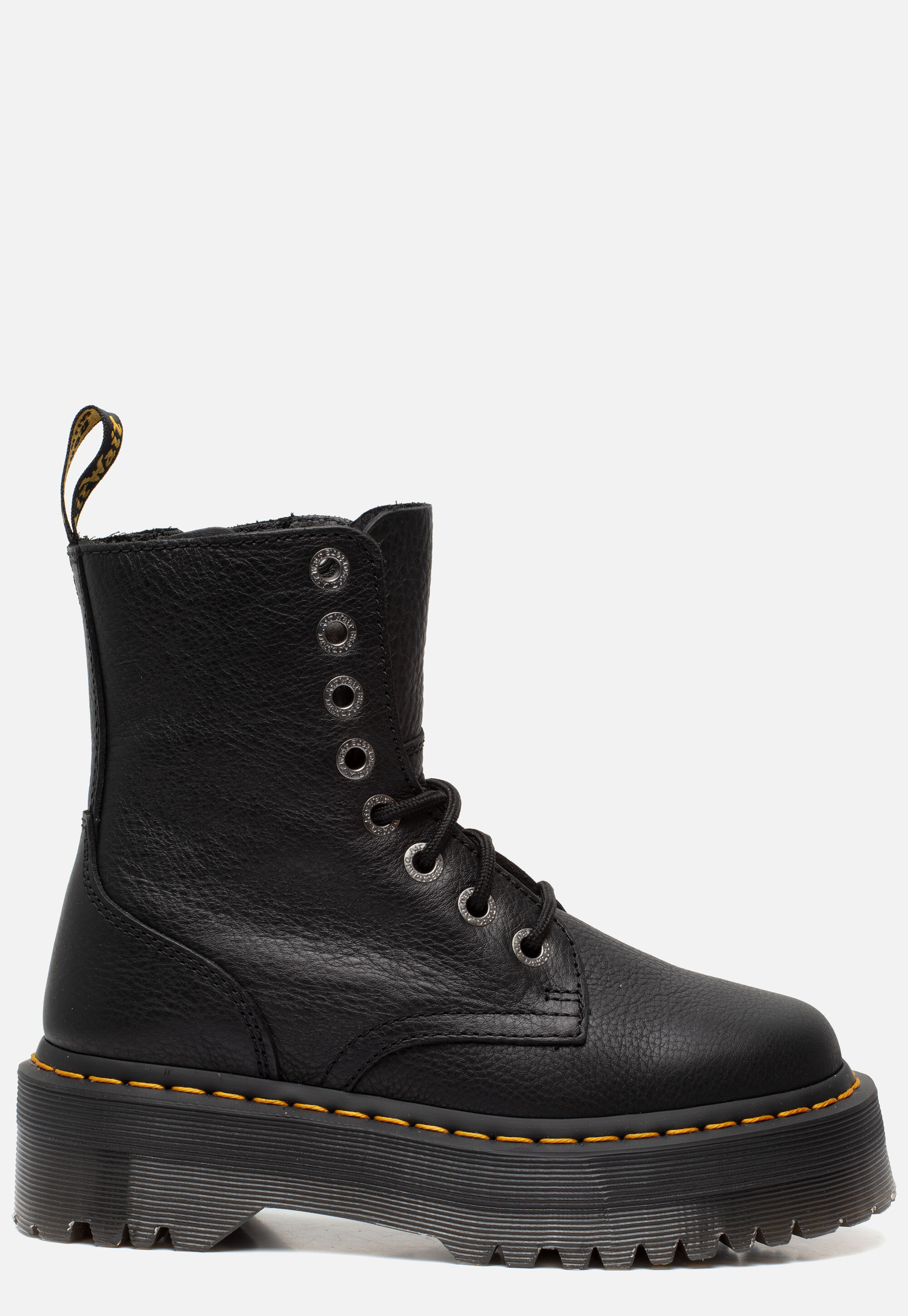 Dr. Martens Quad Retro veterboots zwart Leer afbeelding 2