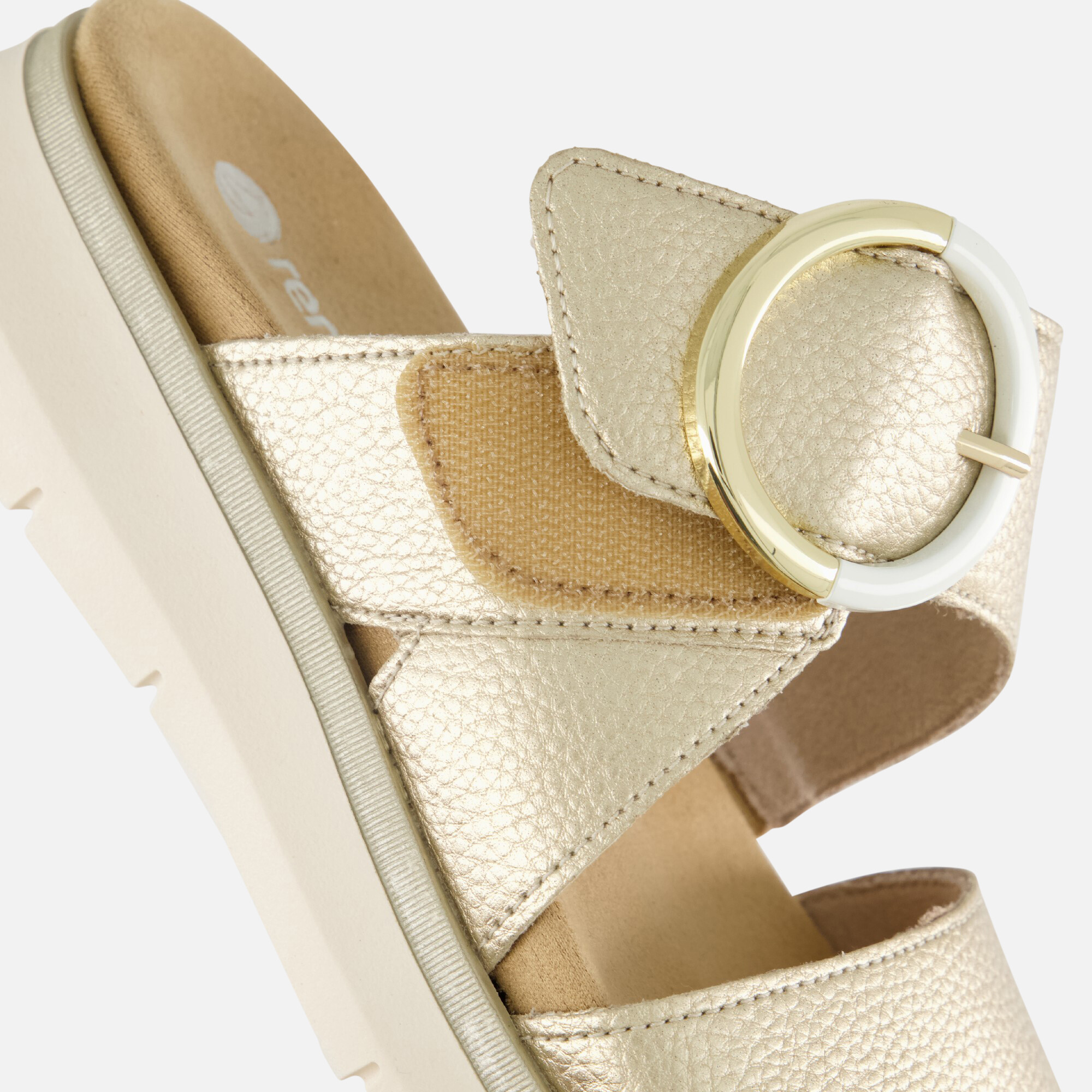 Remonte Slippers goud Synthetisch afbeelding 3