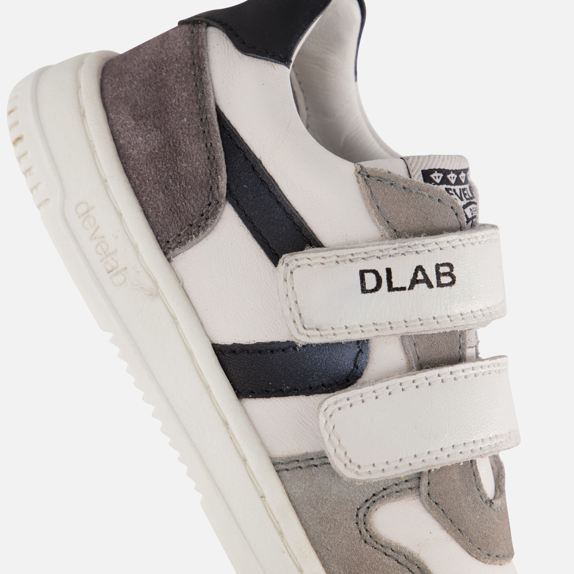Develab Sneakers zwart Leer afbeelding 4
