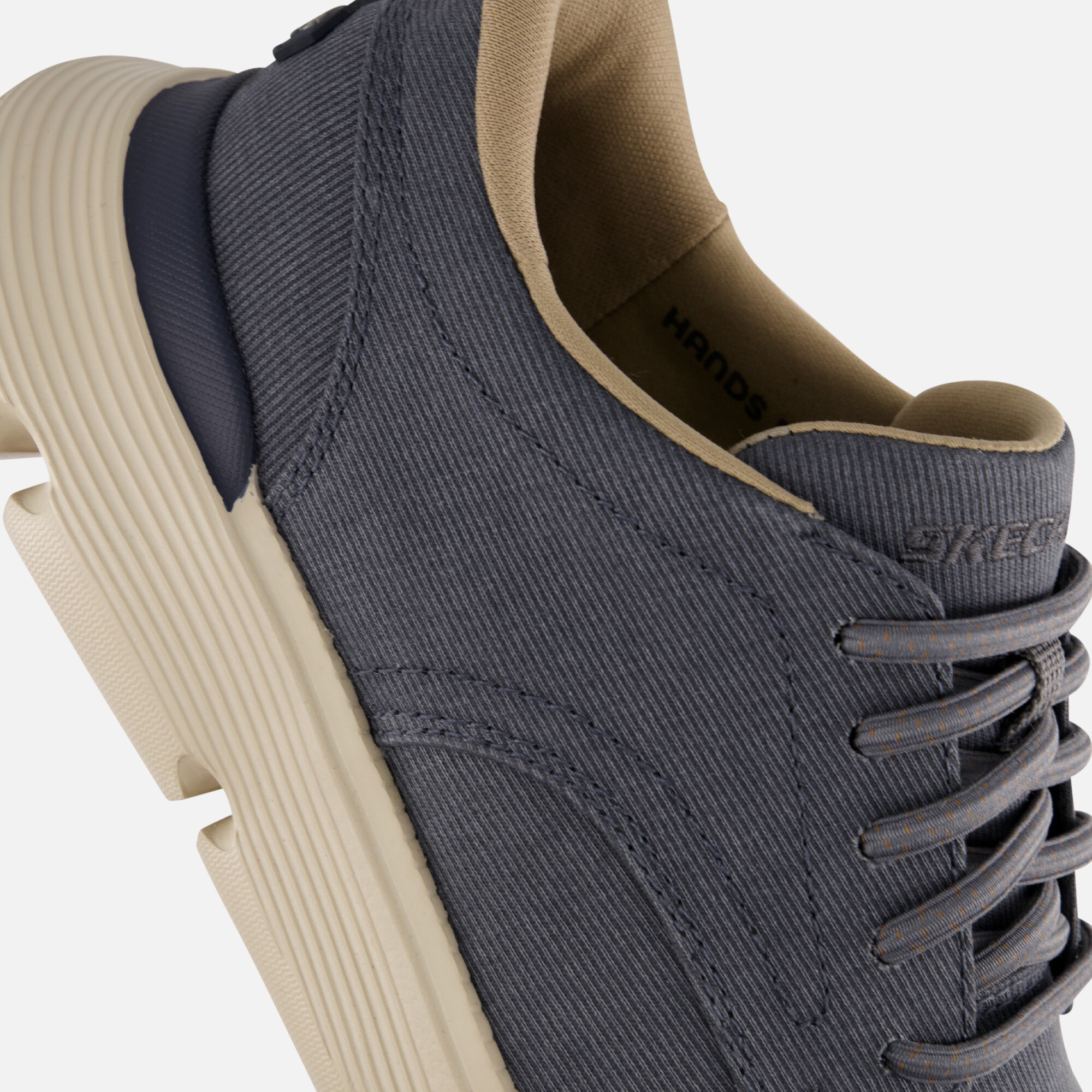 Skechers Garza Clive Instappers blauw Textiel afbeelding 4