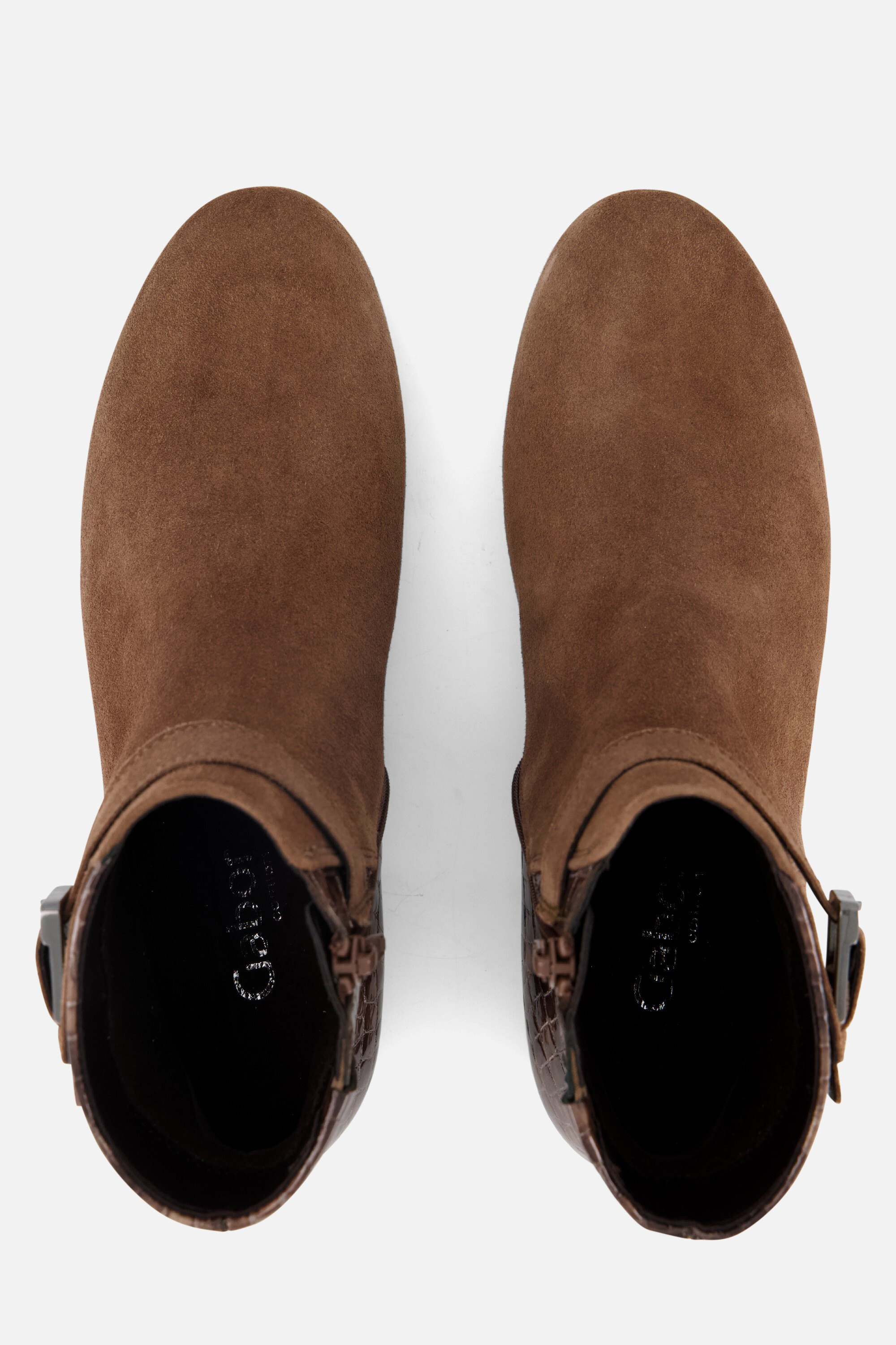Gabor Enkellaarsjes cognac Suede afbeelding 2