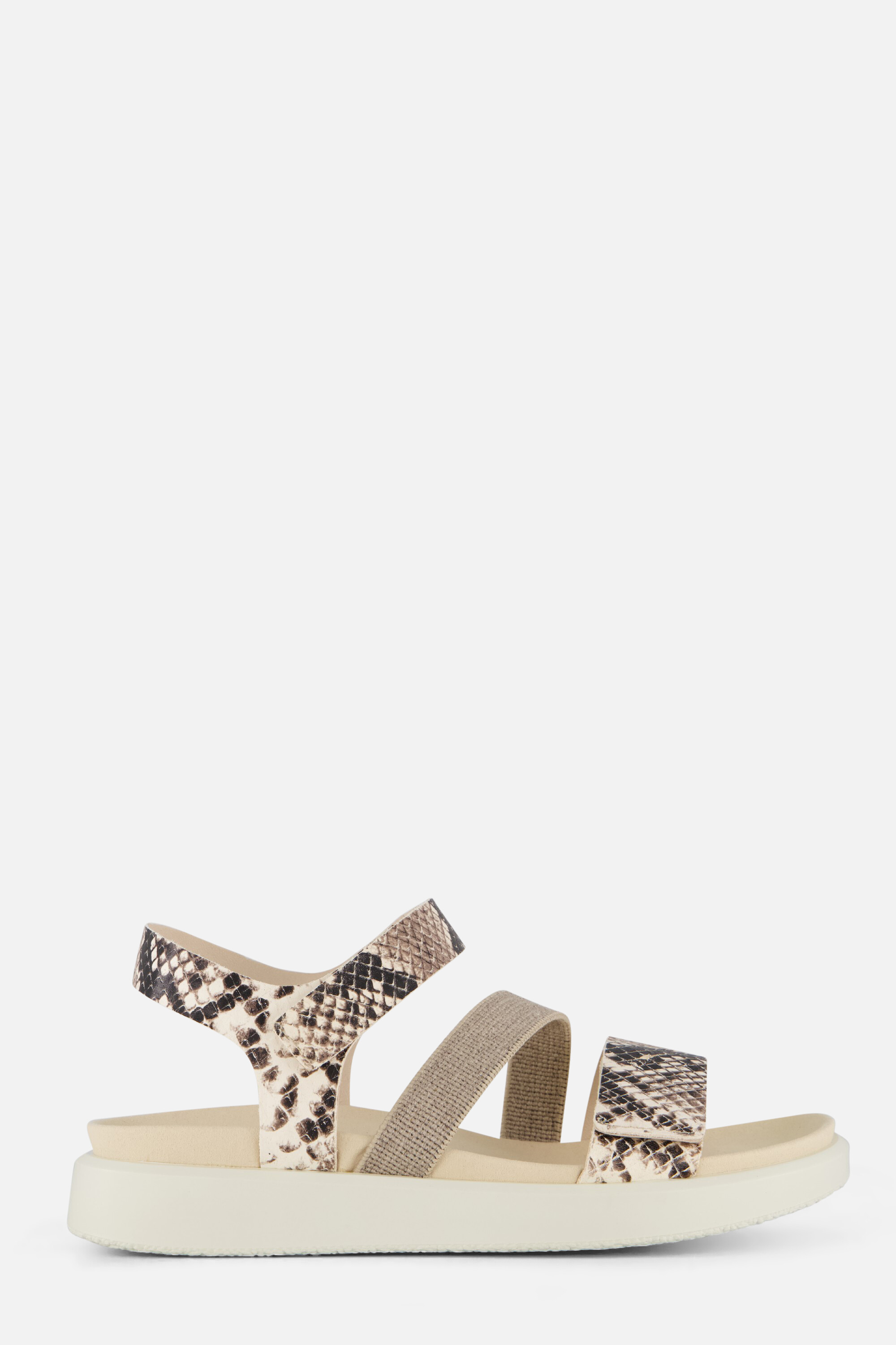 Ecco Flowt Sandalen beige Leer afbeelding 4