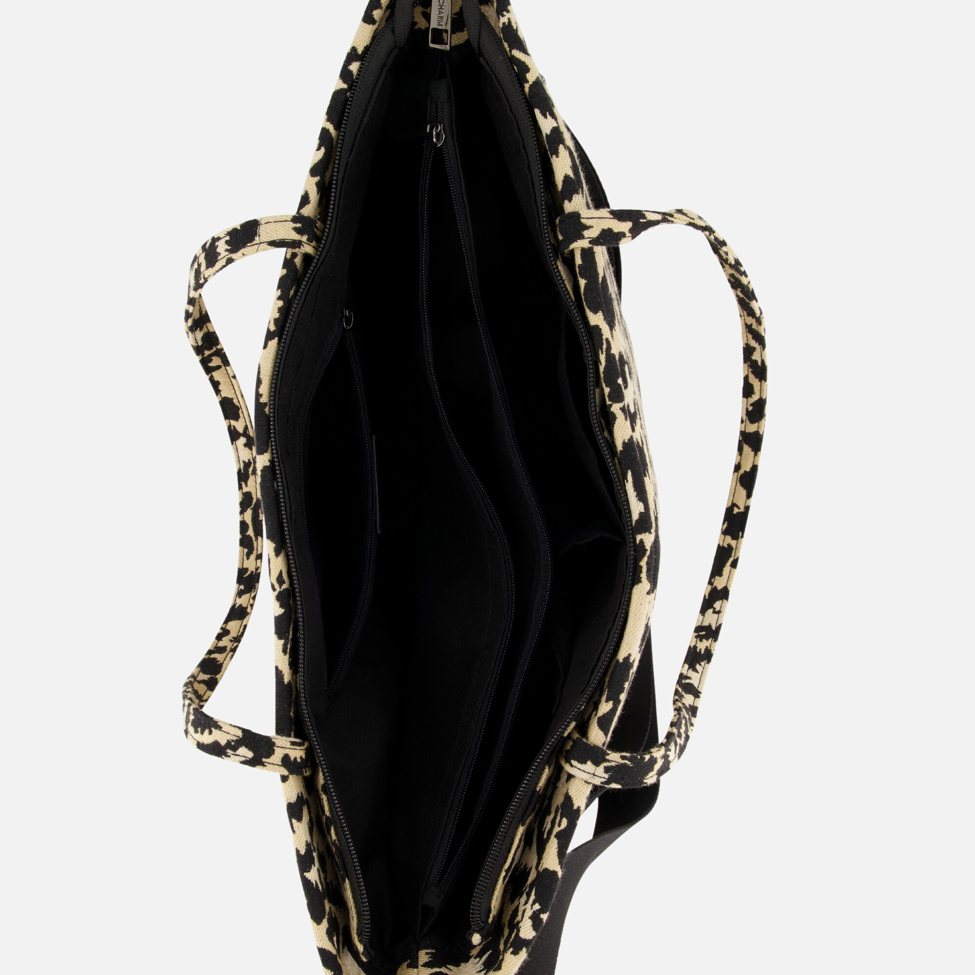 Charm Leopard Shopper beige Synthetisch afbeelding 2
