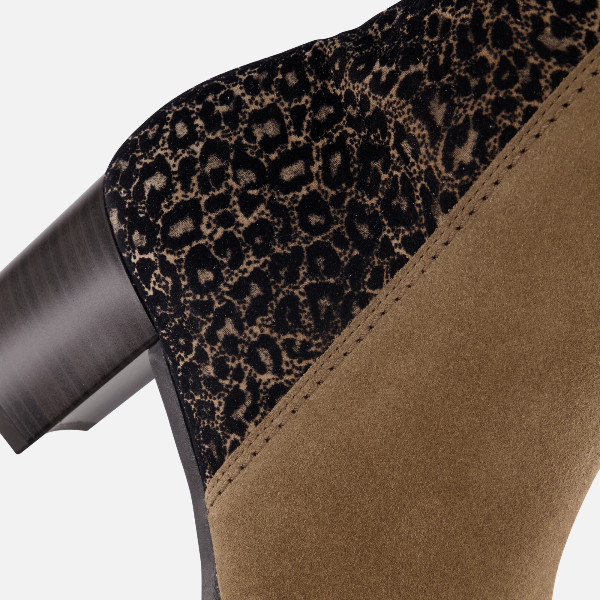 Gabor Leopard Enkellaarsjes cognac Suede afbeelding 4