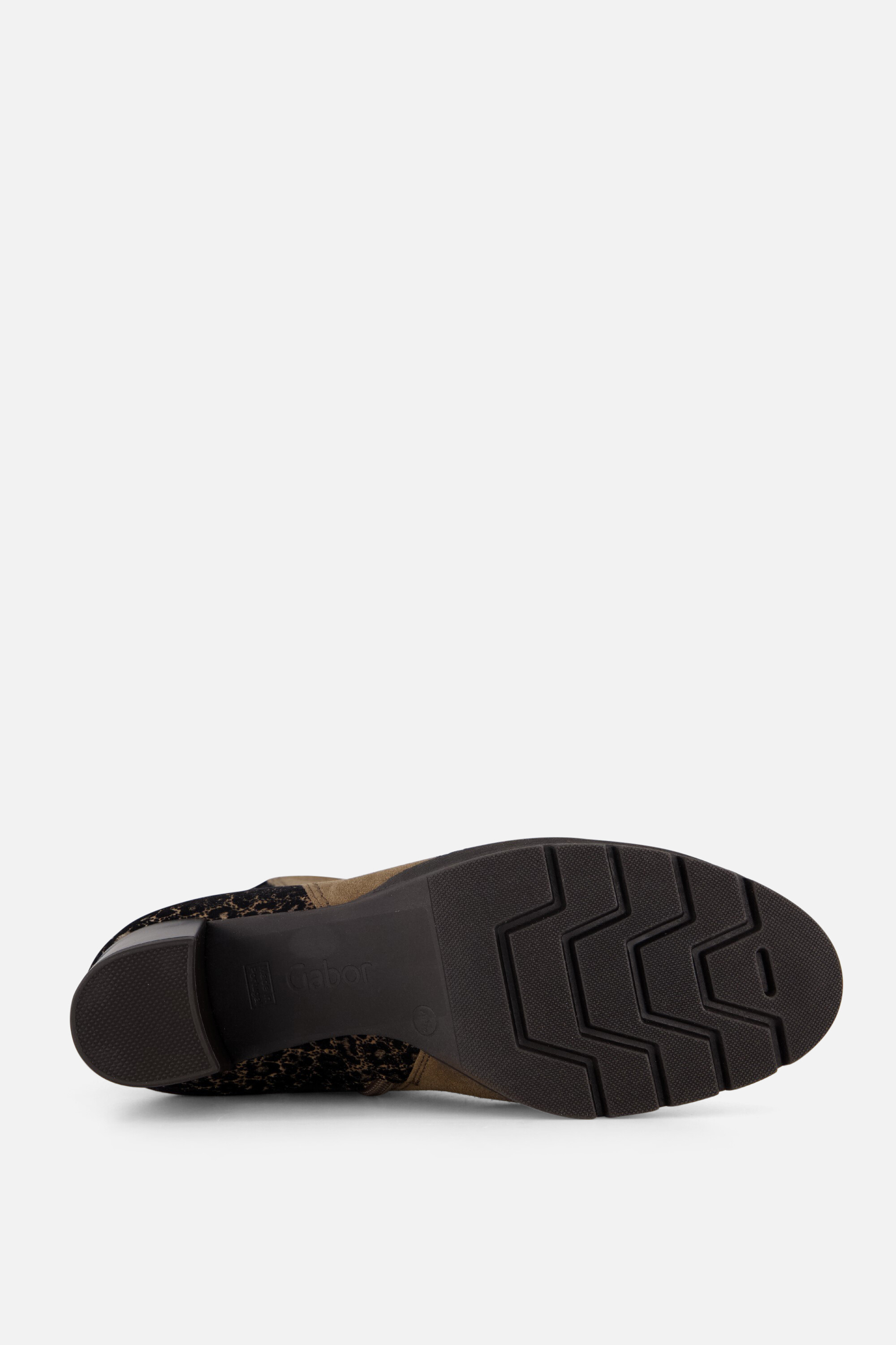 Gabor Leopard Enkellaarsjes cognac Suede afbeelding 3