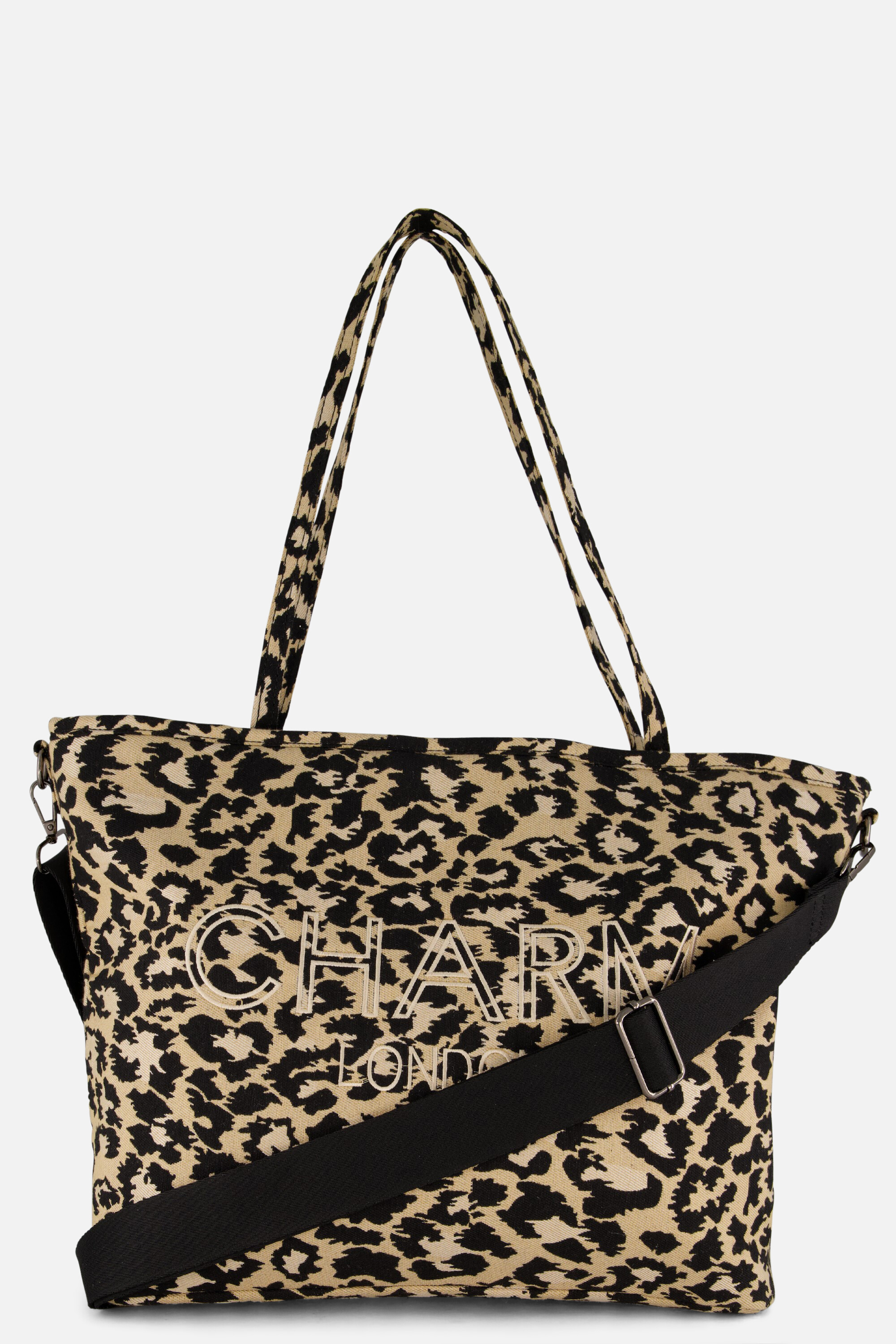Charm Leopard Shopper beige Synthetisch afbeelding 3