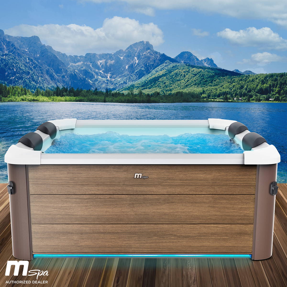 Mspa Whirlpool OSLO AMBER 6 Personen mit LED