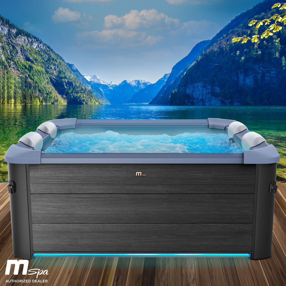 Mspa Whirlpool OSLO SAPPHIRE 6 Personen mit LED