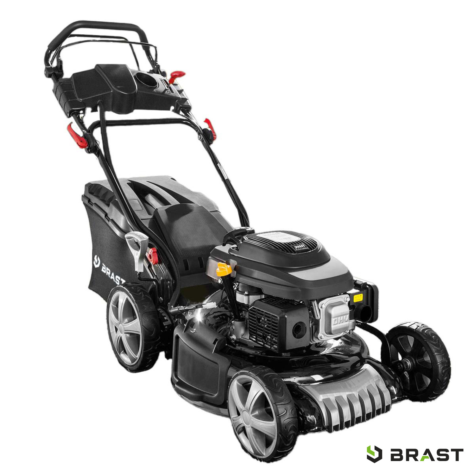BRAST Benzin Rasenmäher 3,0kW (4,1PS) Radantrieb 41cm Schnittbreite