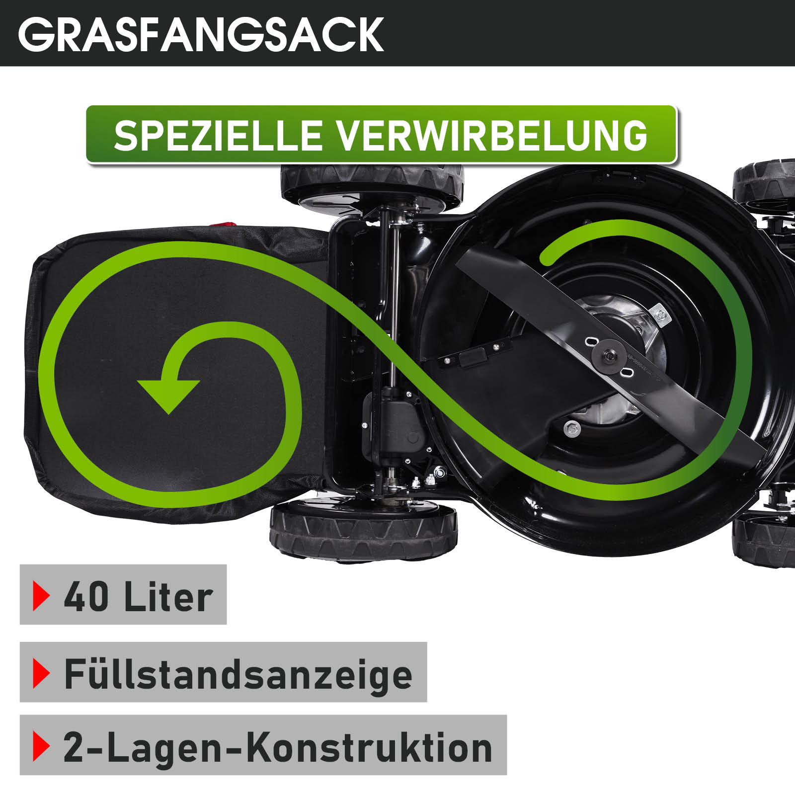 Lama Per Tosaerba Da 40 CM (16") Per BRAST BRB-RM-16100 - Foto 4