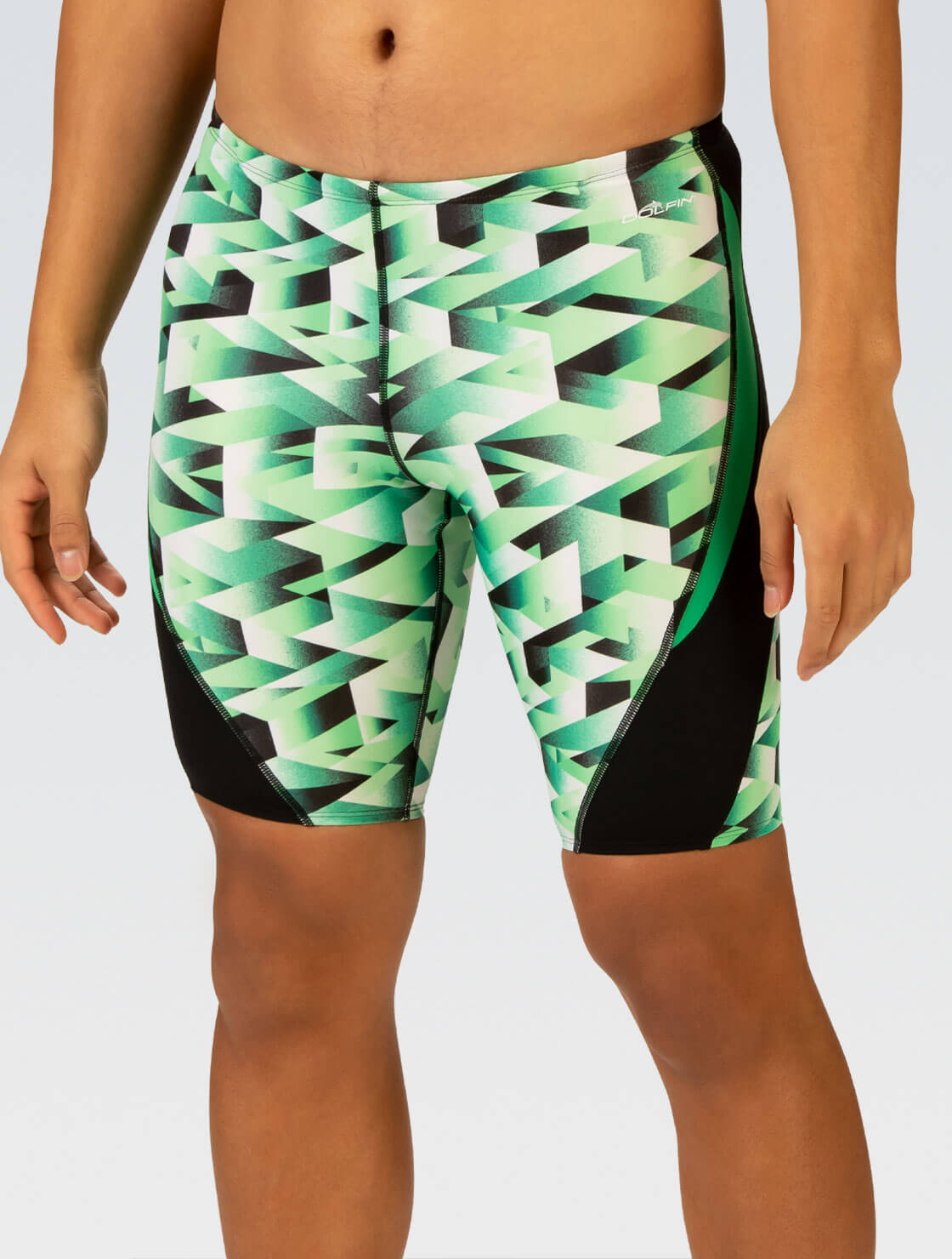 Men's Reliance Green Molten Printed Jammer Swimsuit | All Over